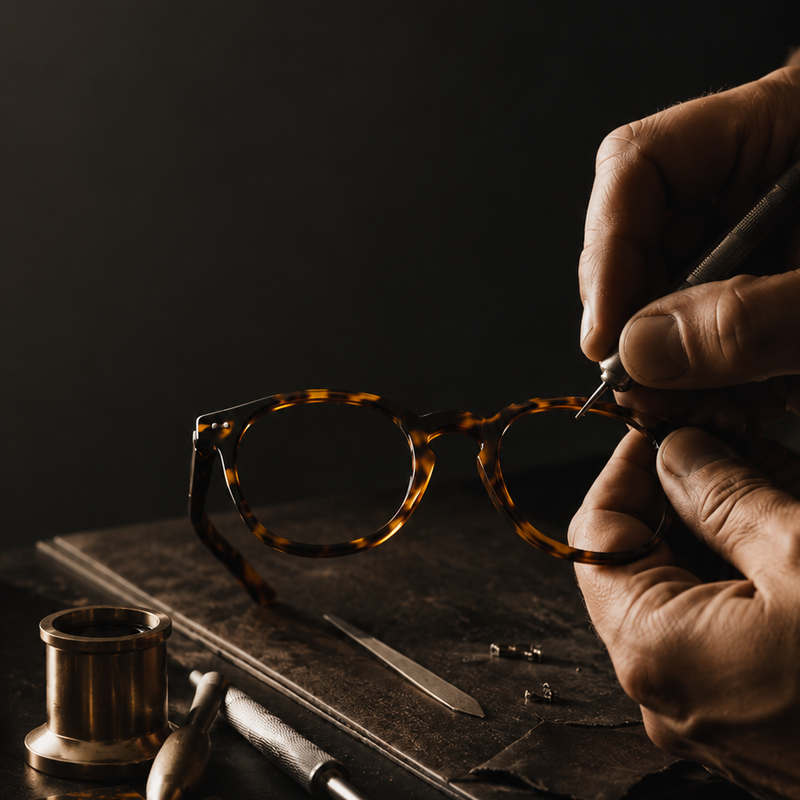 How is a luxury pair of glasses made?