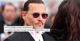 Johnny Depp Sunglasses 2023 - memorable looks 
