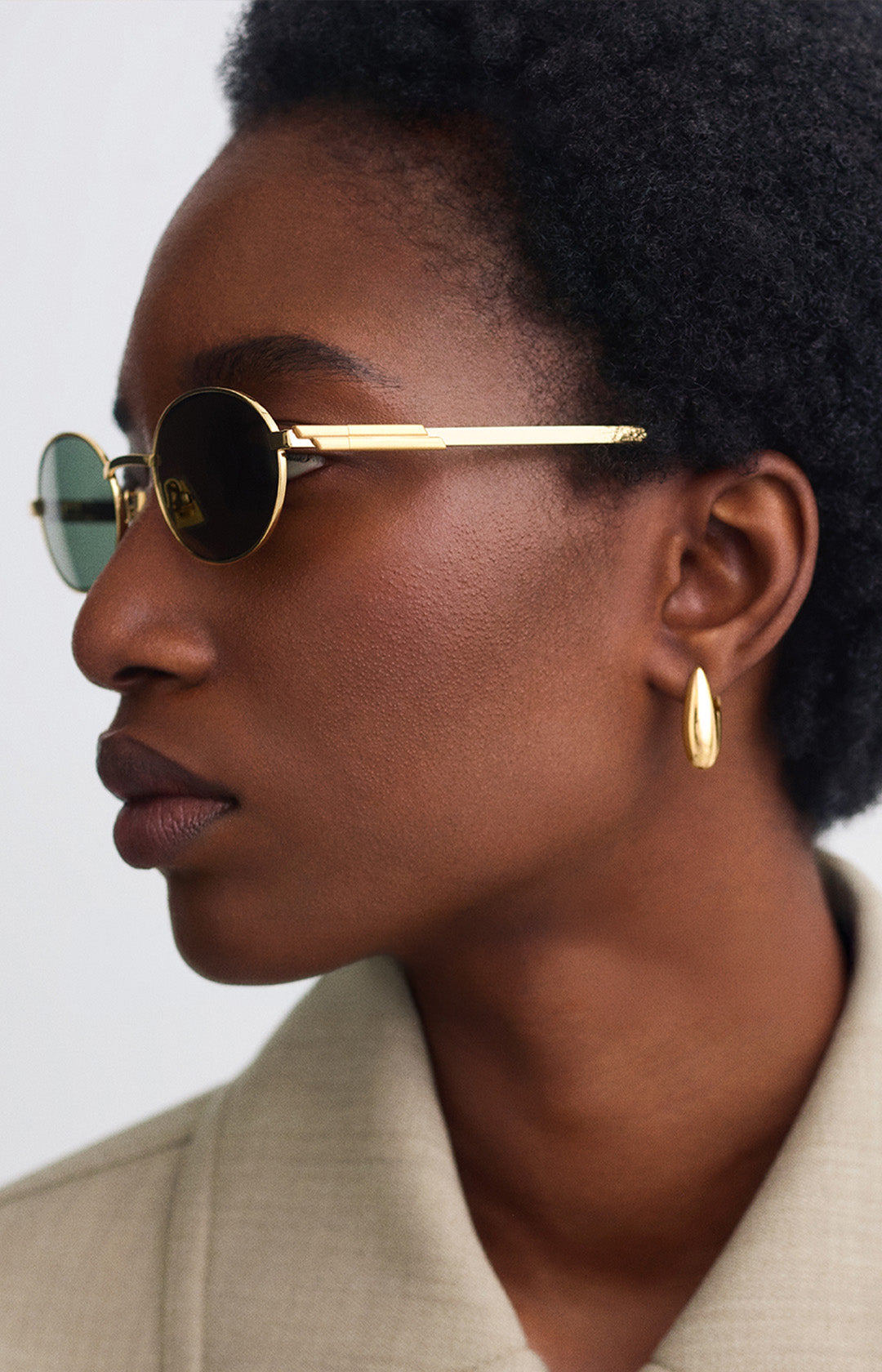 Gafas y gafas de sol redondas para mujer