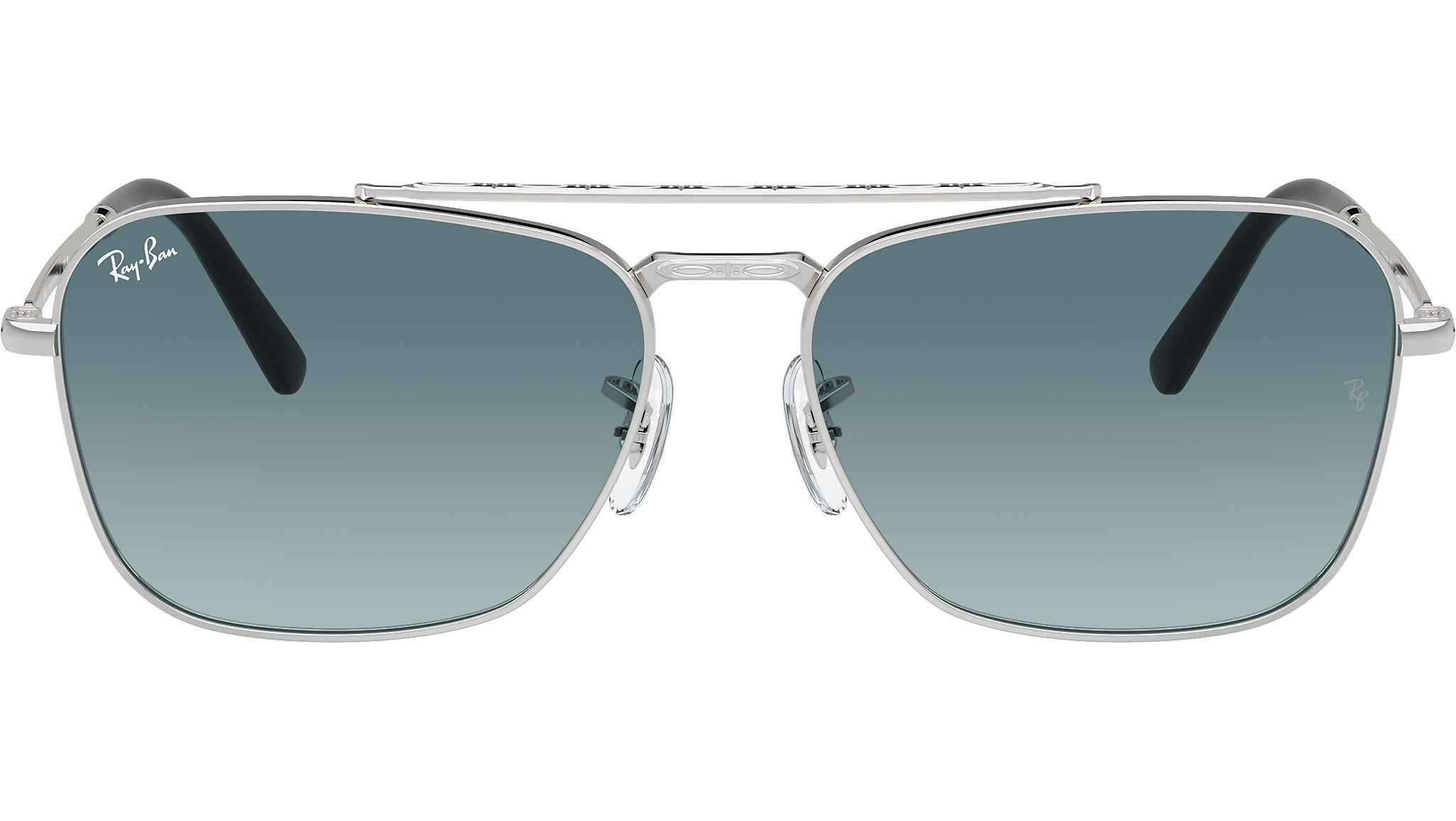 Silver ray bans Ray-Ban Emy RB3741 sunglasses for men or women in Silver main image 4