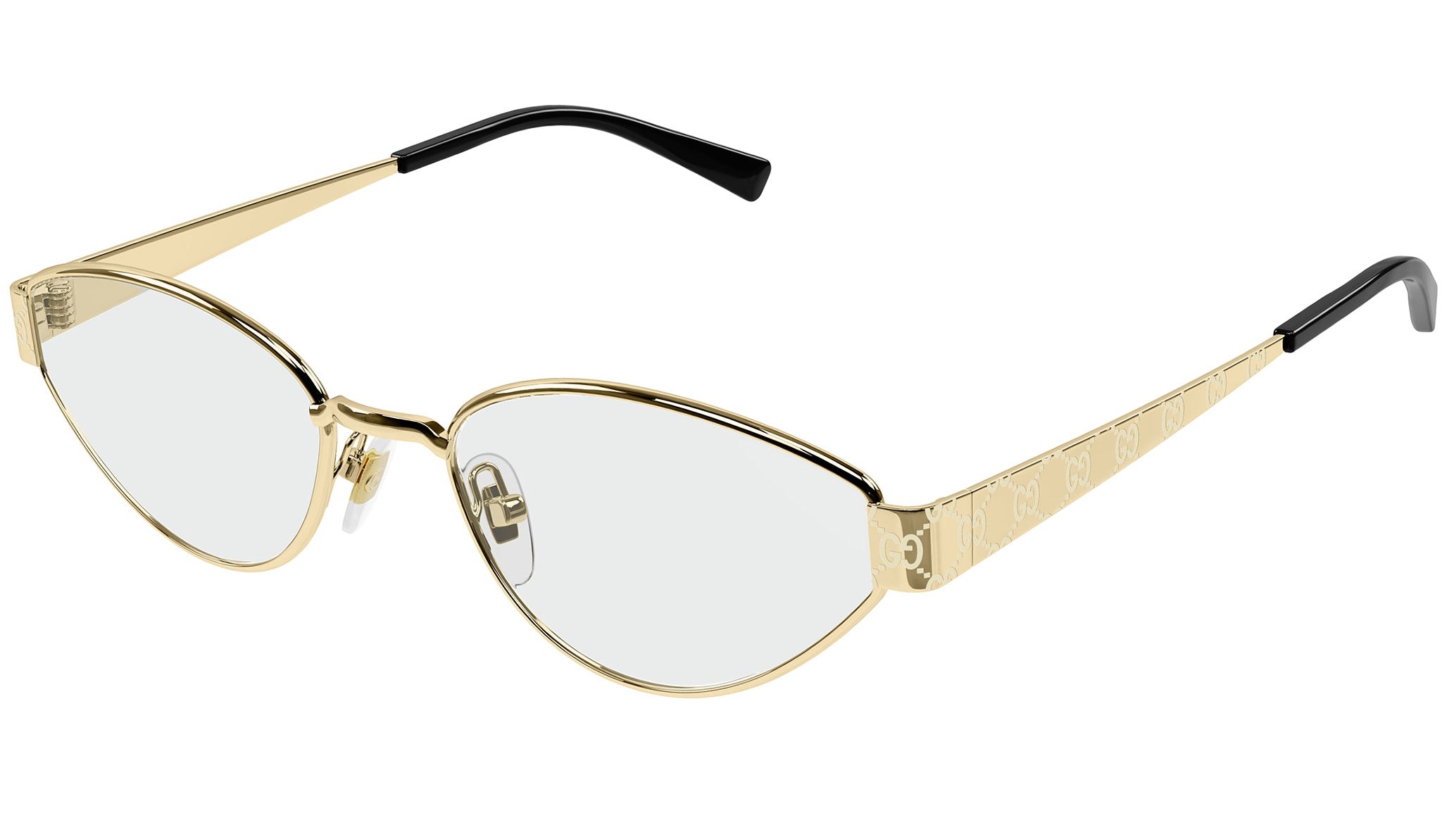 １点のみ入荷！GUCCIフレーム★ GUCCI（グッチ） メガネ 眼鏡 フレーム のみ GG1074OA-001 ブラック