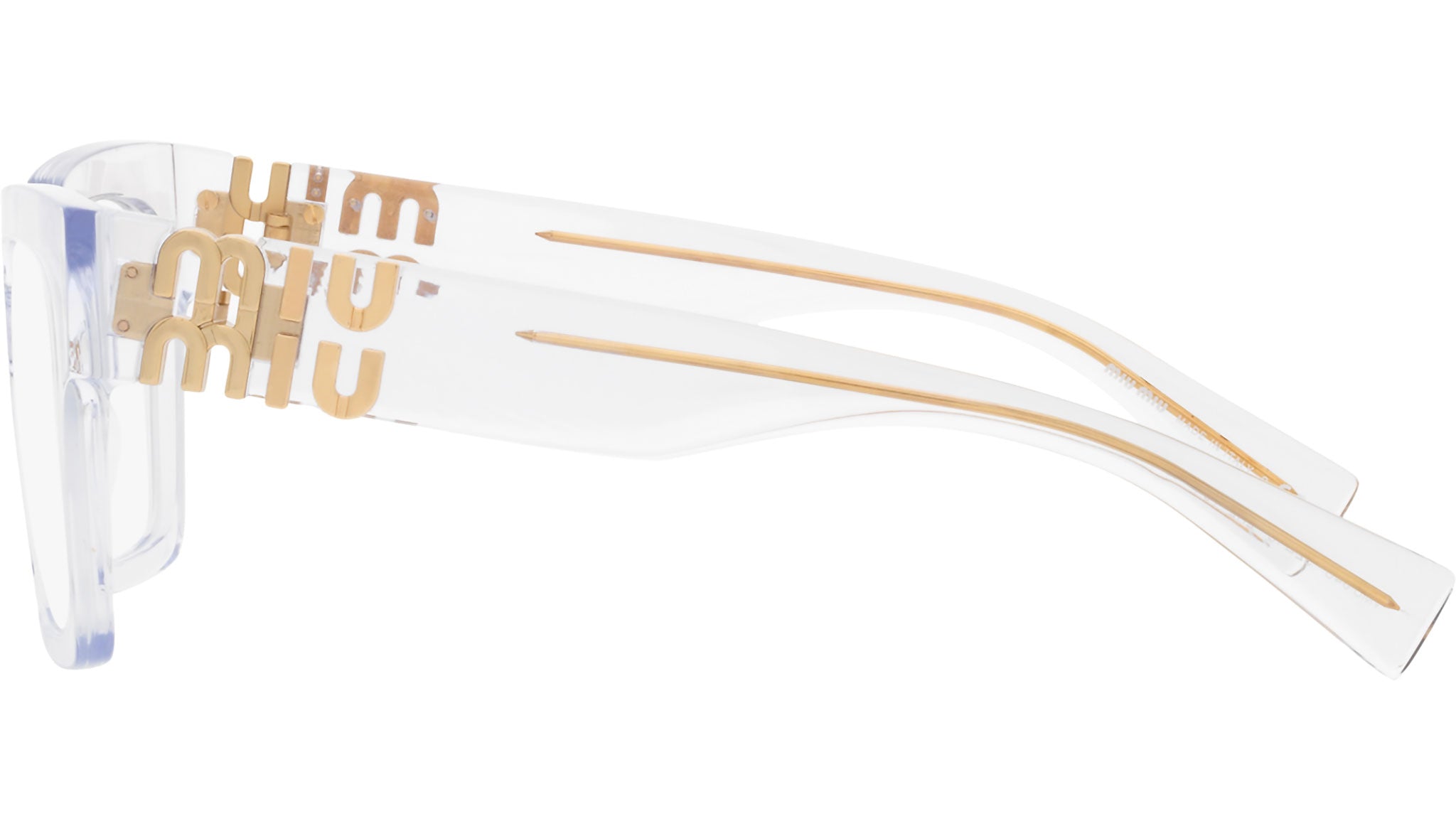 Miu Miu MU04UV Glasses 2AZ1O1 Crystal - eye-oo.com