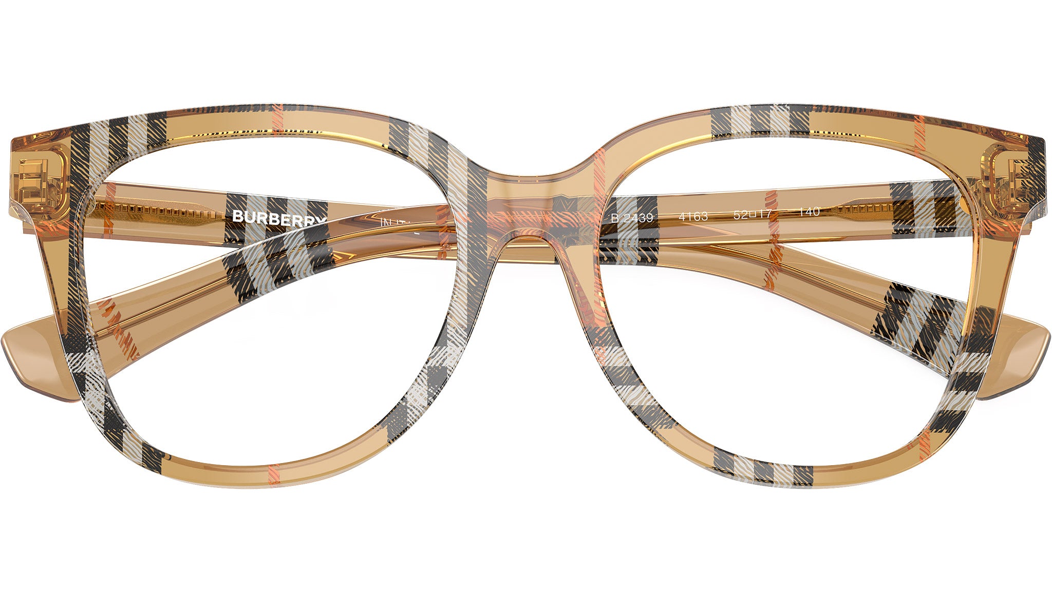 Burberry サングラス★ SALE!! Burberry BE3166 XXL (60 - 15) with Brown lenses and Gold frame