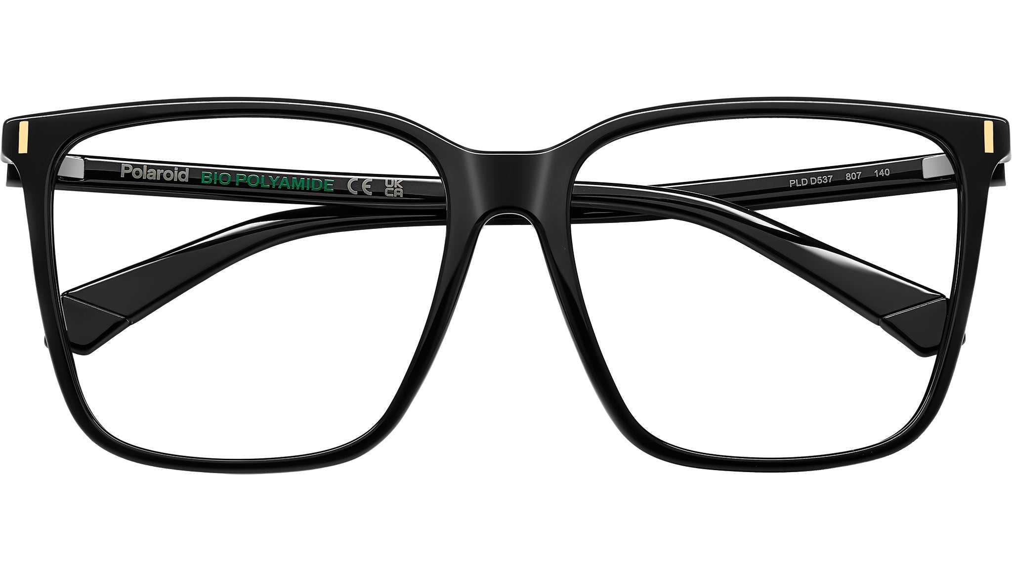 Polaroid PLD D537 807 Optical Frame Black - eye-oo.com display picture 2