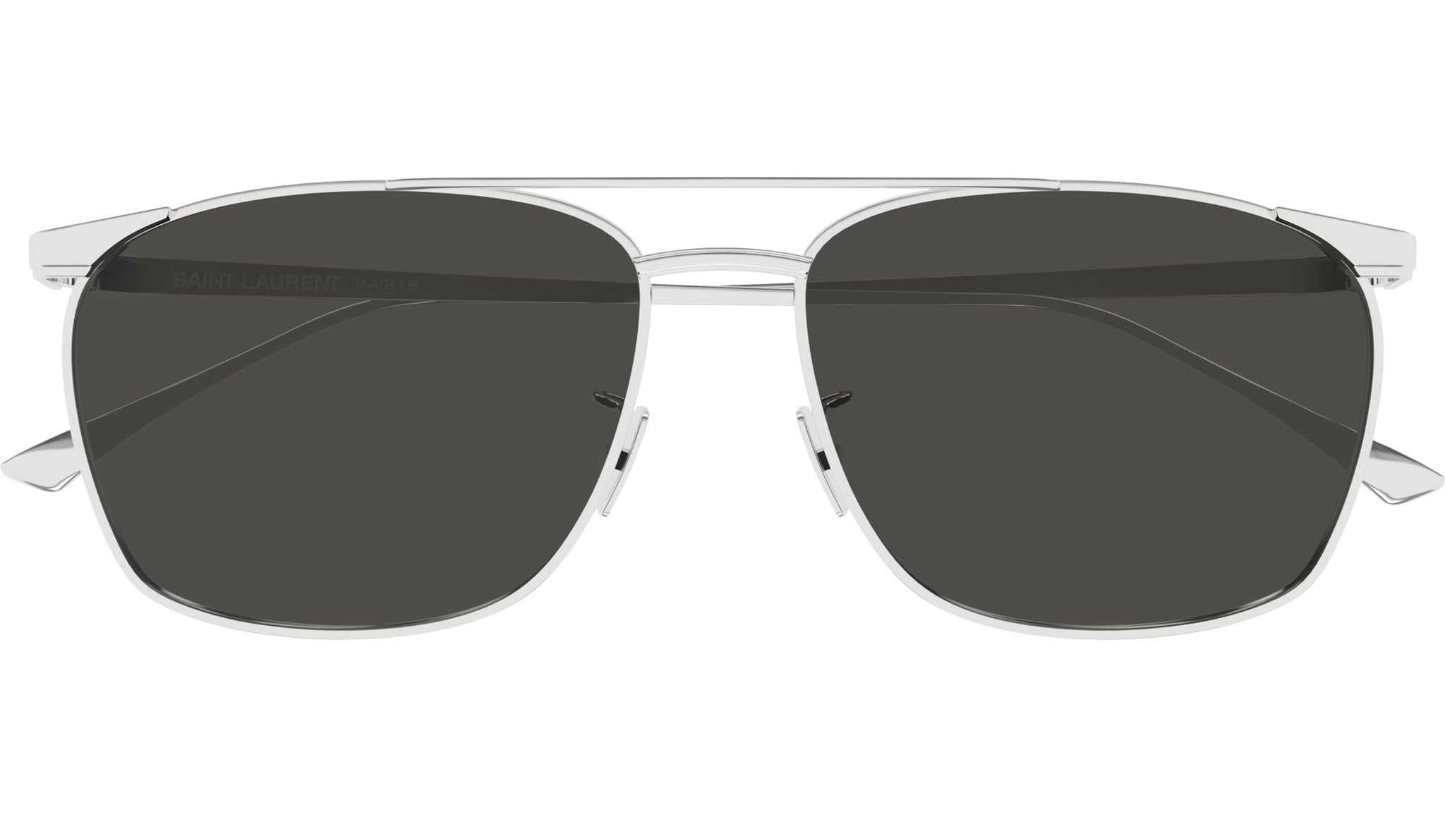 Saint Laurent SL 796 VINCENT 002 Pilot Sunglasses Silver - eye-oo.com