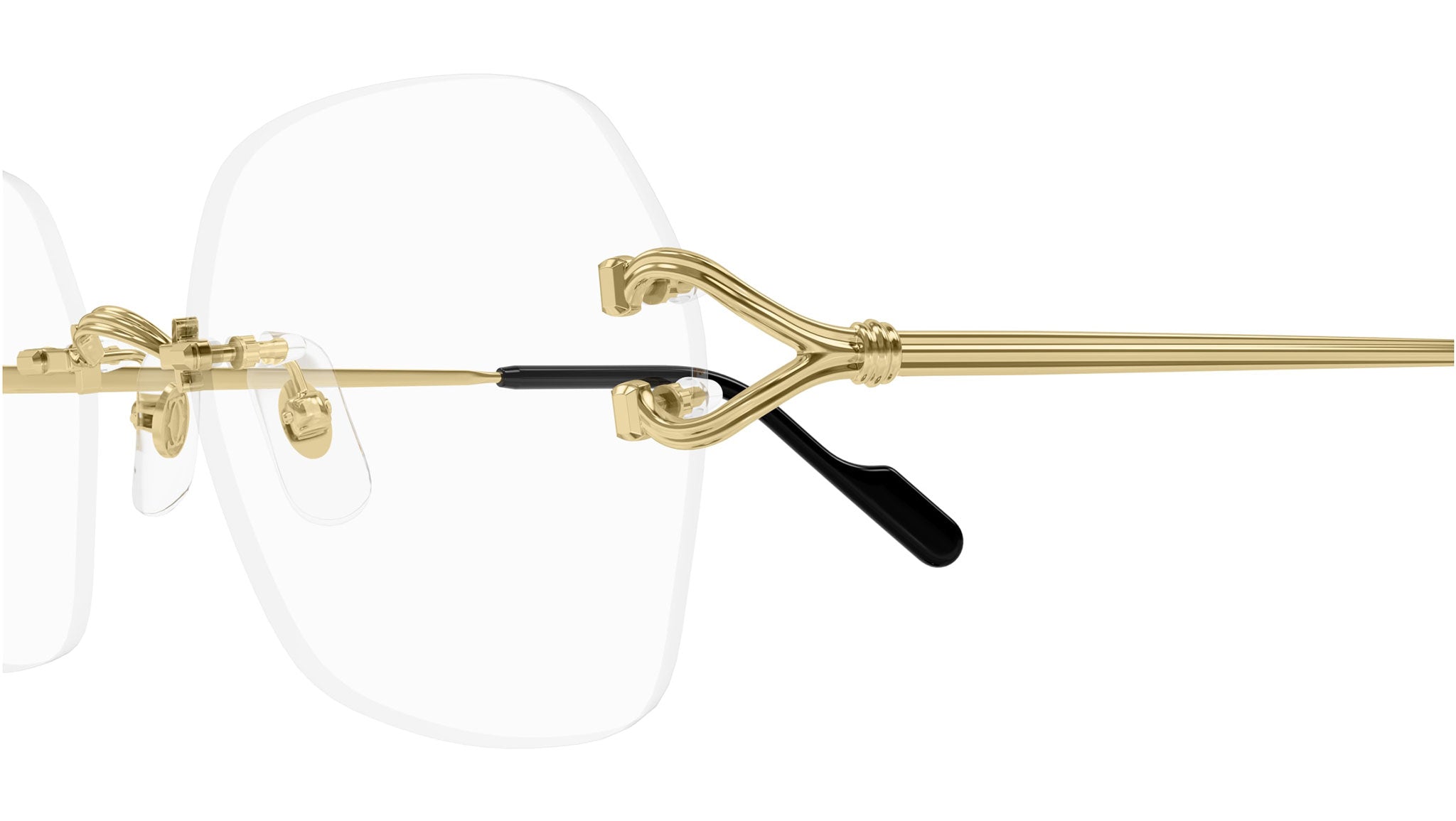 Cartier CT0564O 001 Eyeglasses Gold Gold - eye-oo.com