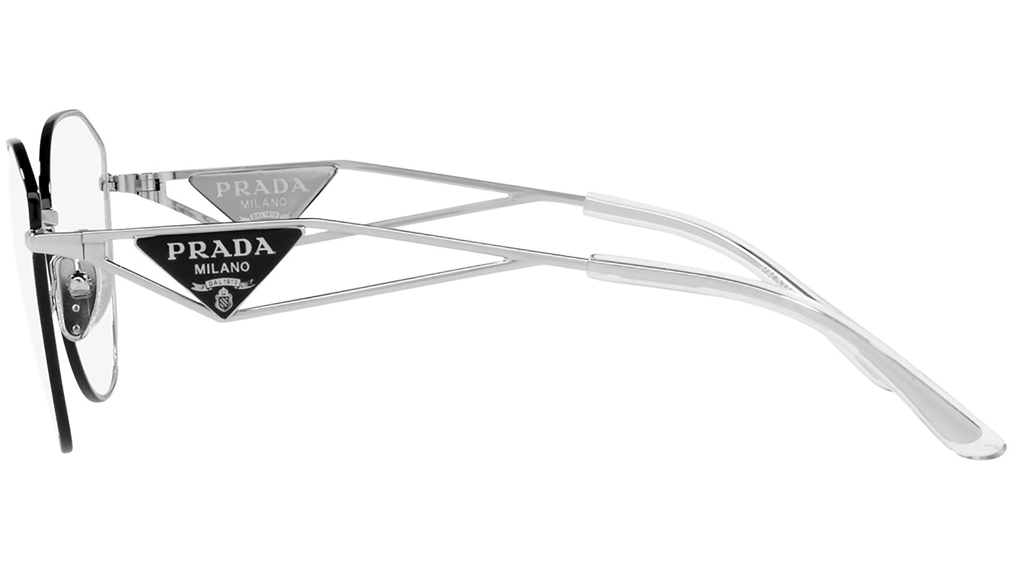 Prada PR 52ZV 1BC1O1 Optical Frame Silver - eye-oo.com display picture 2