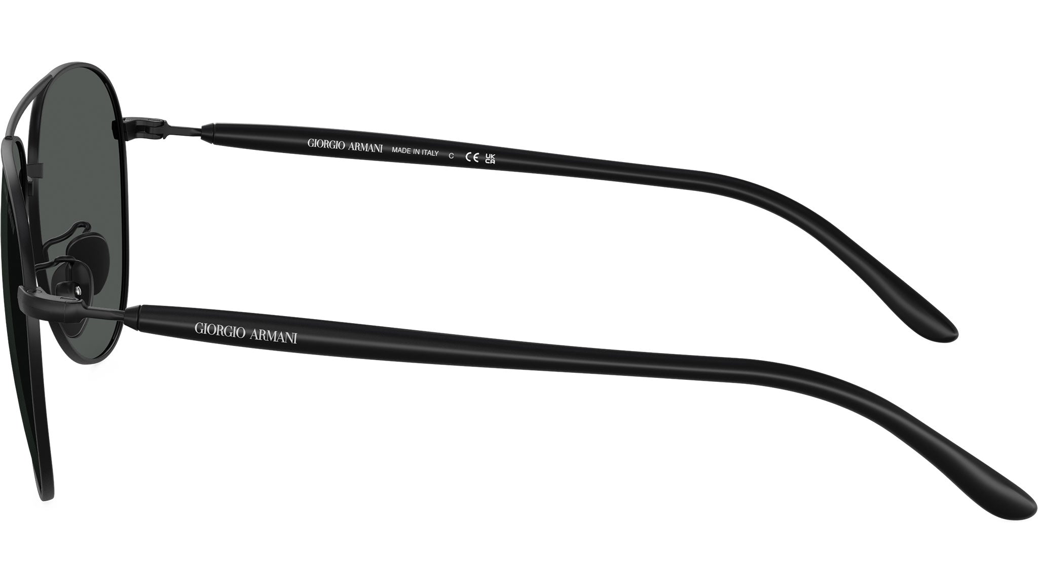 Giorgio Armani Black Sunglasses Unisex Amazon.com: GIORGIO ARMANI Man Sunglasses Black Frame, Grey  main image 2
