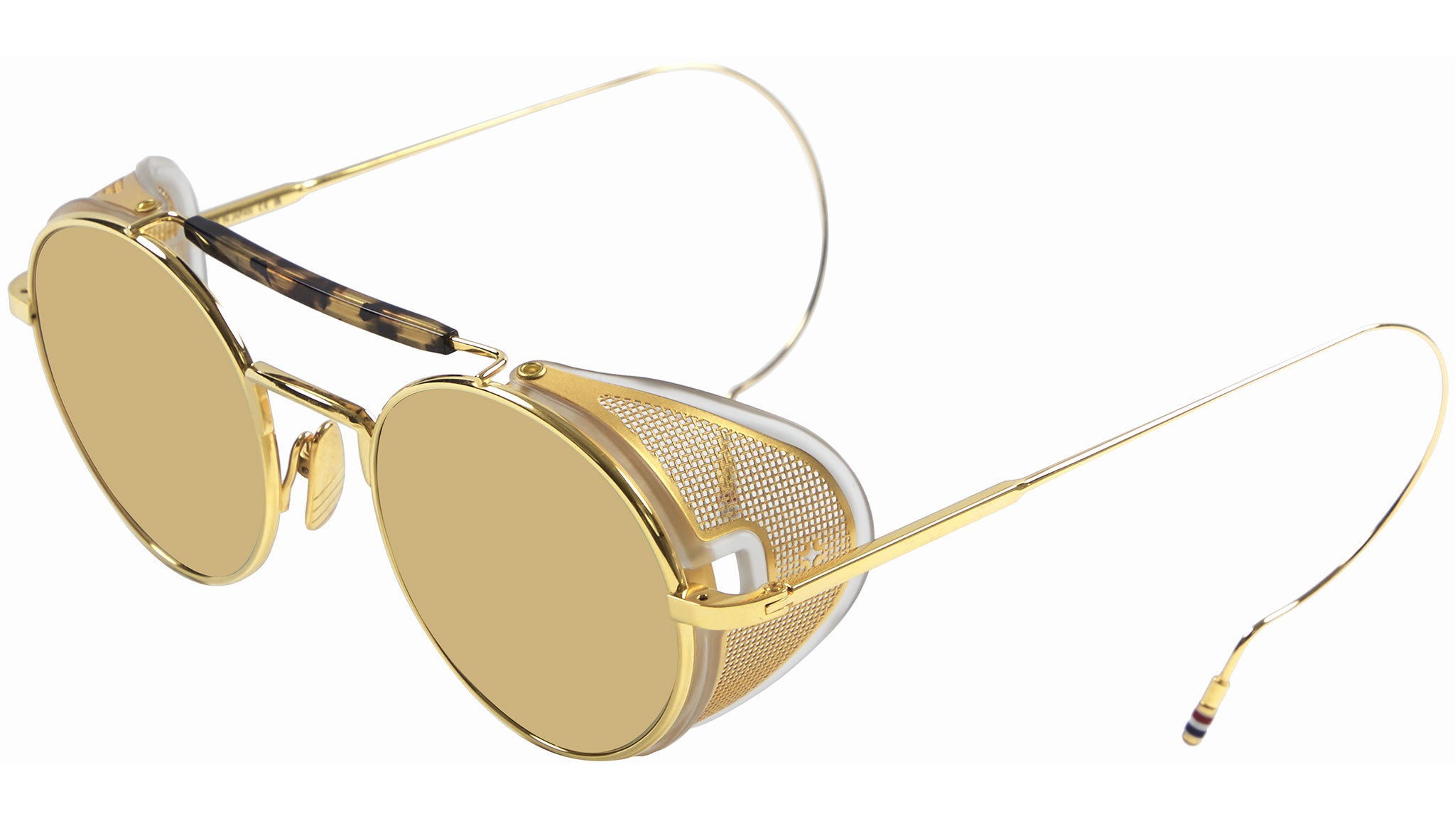 Thom Browne UES001L Sunglasses G0003-712 Gold - eye-oo.com