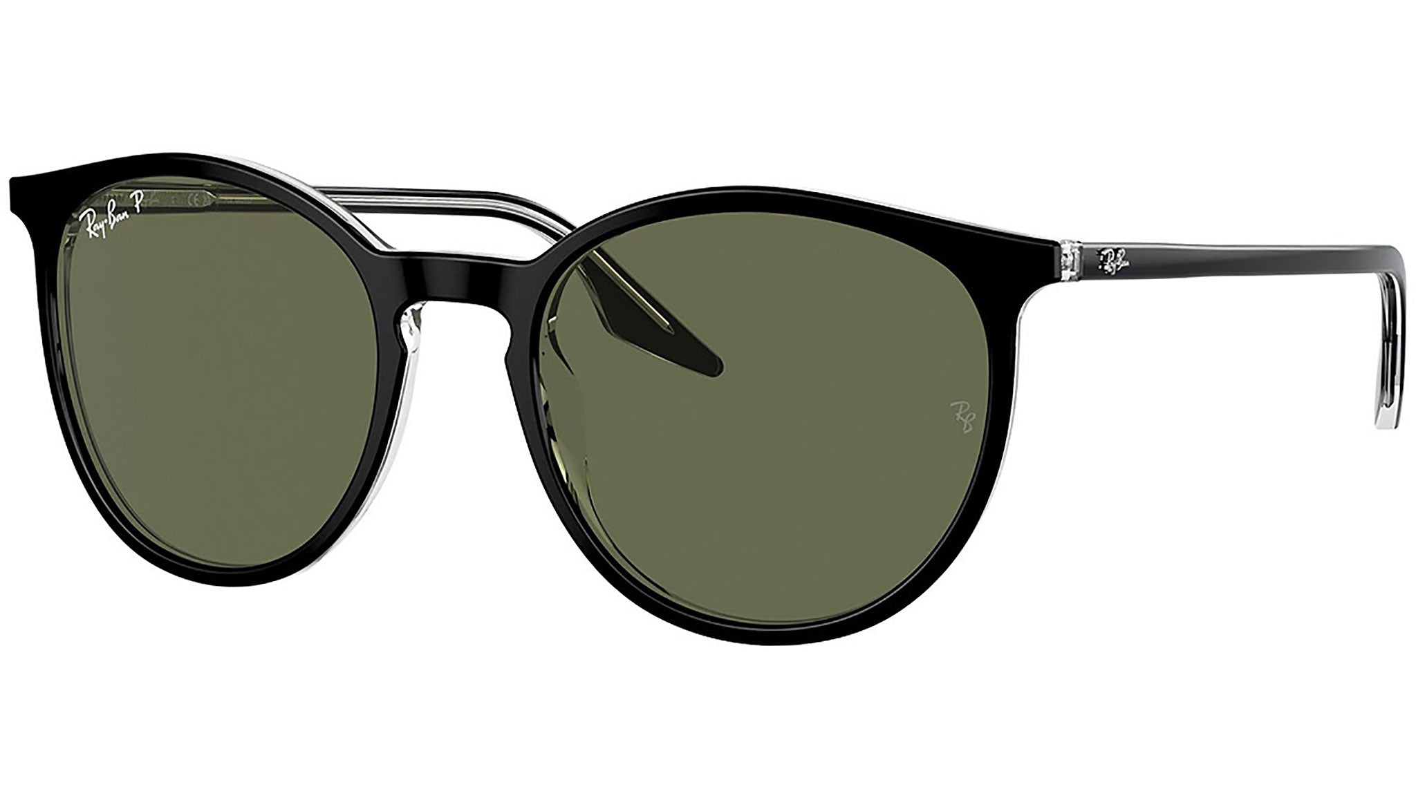 Occhiali da sole Ray-Ban RB2204 919/58 Nero Su Trasparente eye