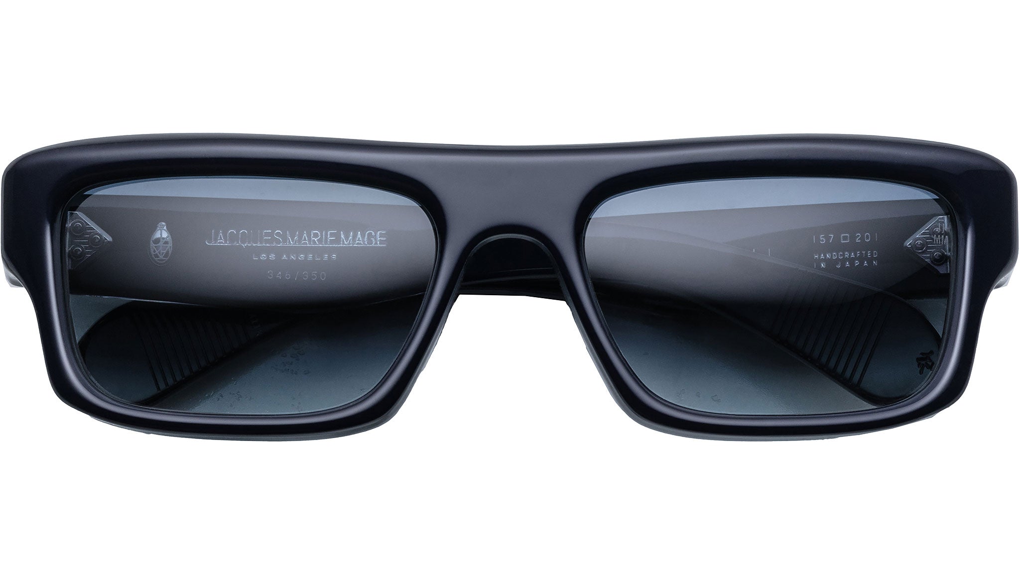 Jacques Marie Mage Cleavon 57 Regal Sunglasses JMMVNX-11K - eye-oo.com
