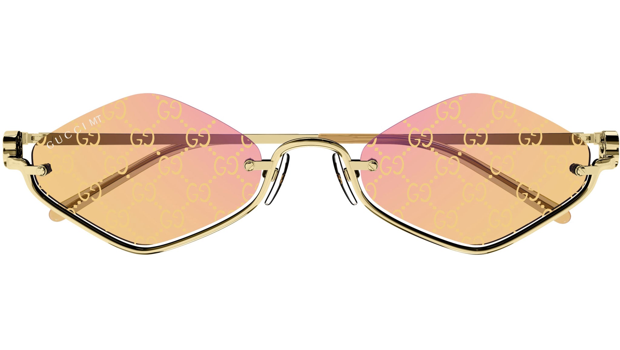 Gucci GG1604S 004 Sunglasses Shiny Gold - eye-oo.com