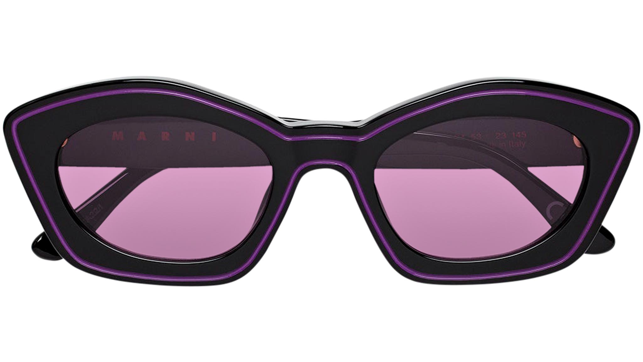 Marni Eyewear Kea Island Royal Purple Sunglasses 9C4 - eye-oo.com