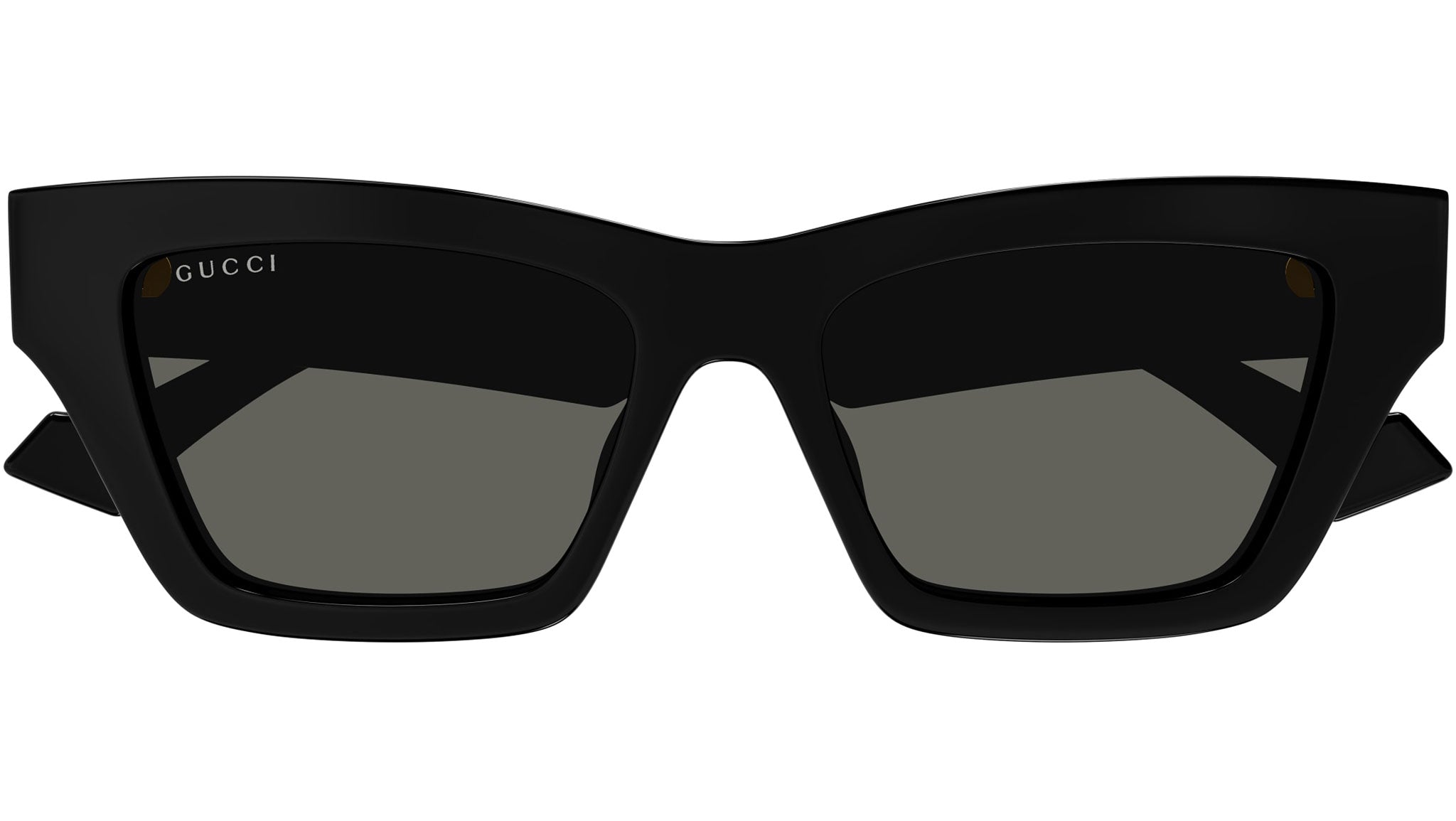 Gucci GG1753S 001 Black Grey Cat Eye Sunglasses - eye-oo.com