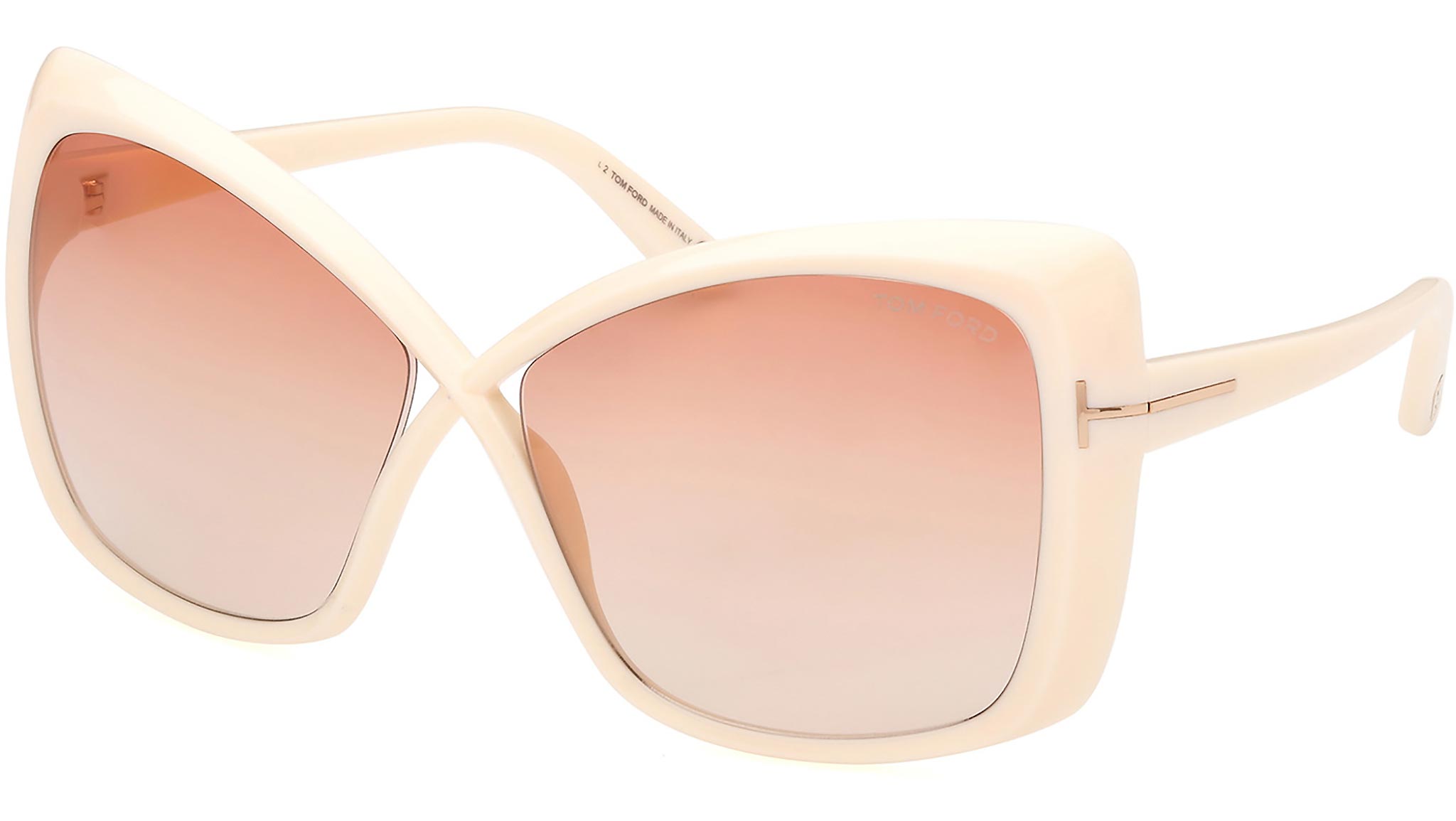 Tom Ford Jasmin Sunglasses FT0943 25T Ivory - eye-oo.com