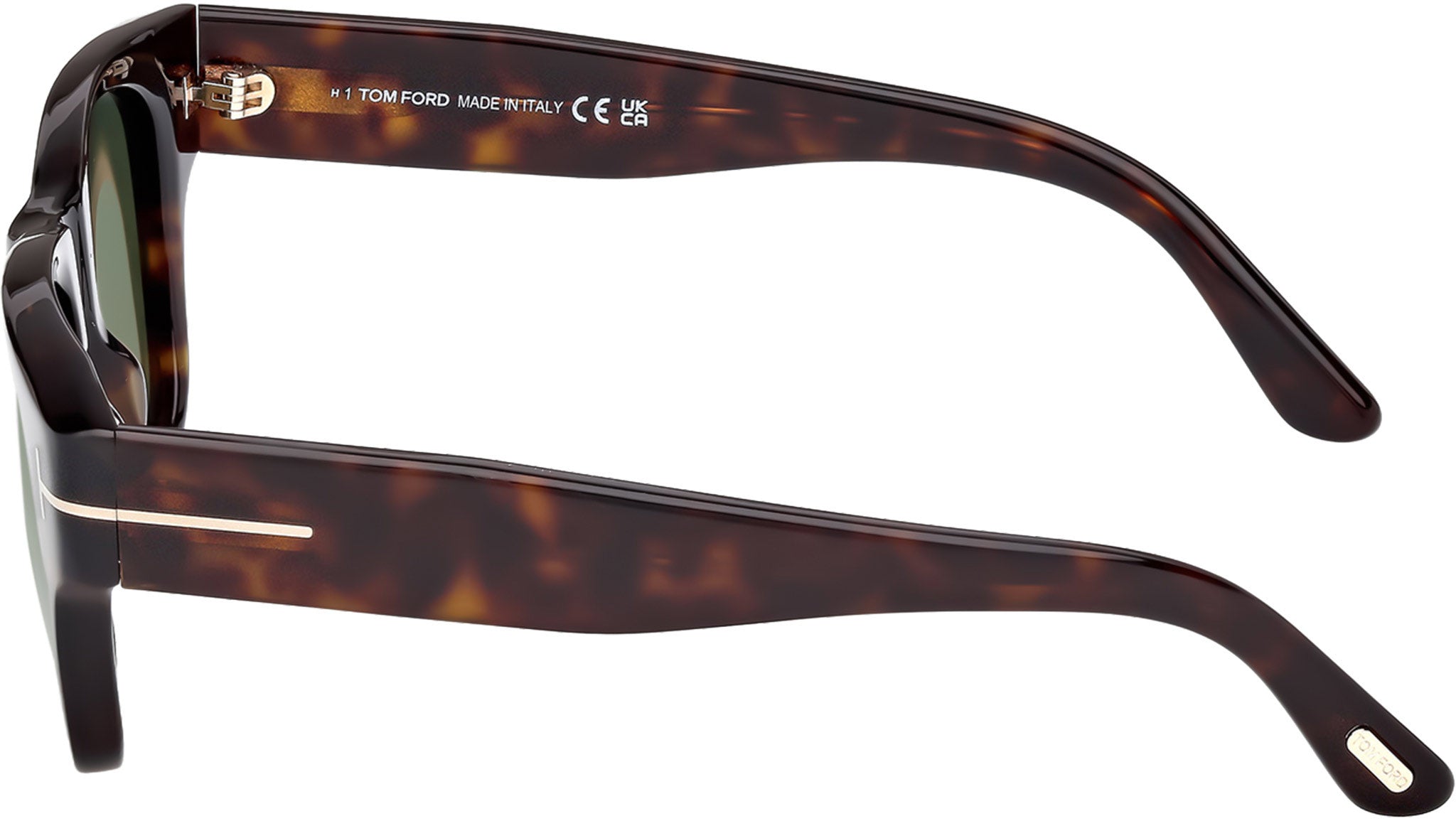 Tom Ford Caine-02 FT1280 Sunglasses 52N Dark Havana - eye-oo.com