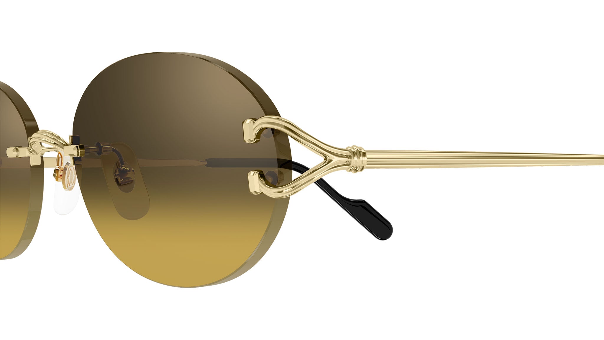 Cartier CT0551S Sunglasses 009 Shiny Brown - eye-oo.com display picture 2