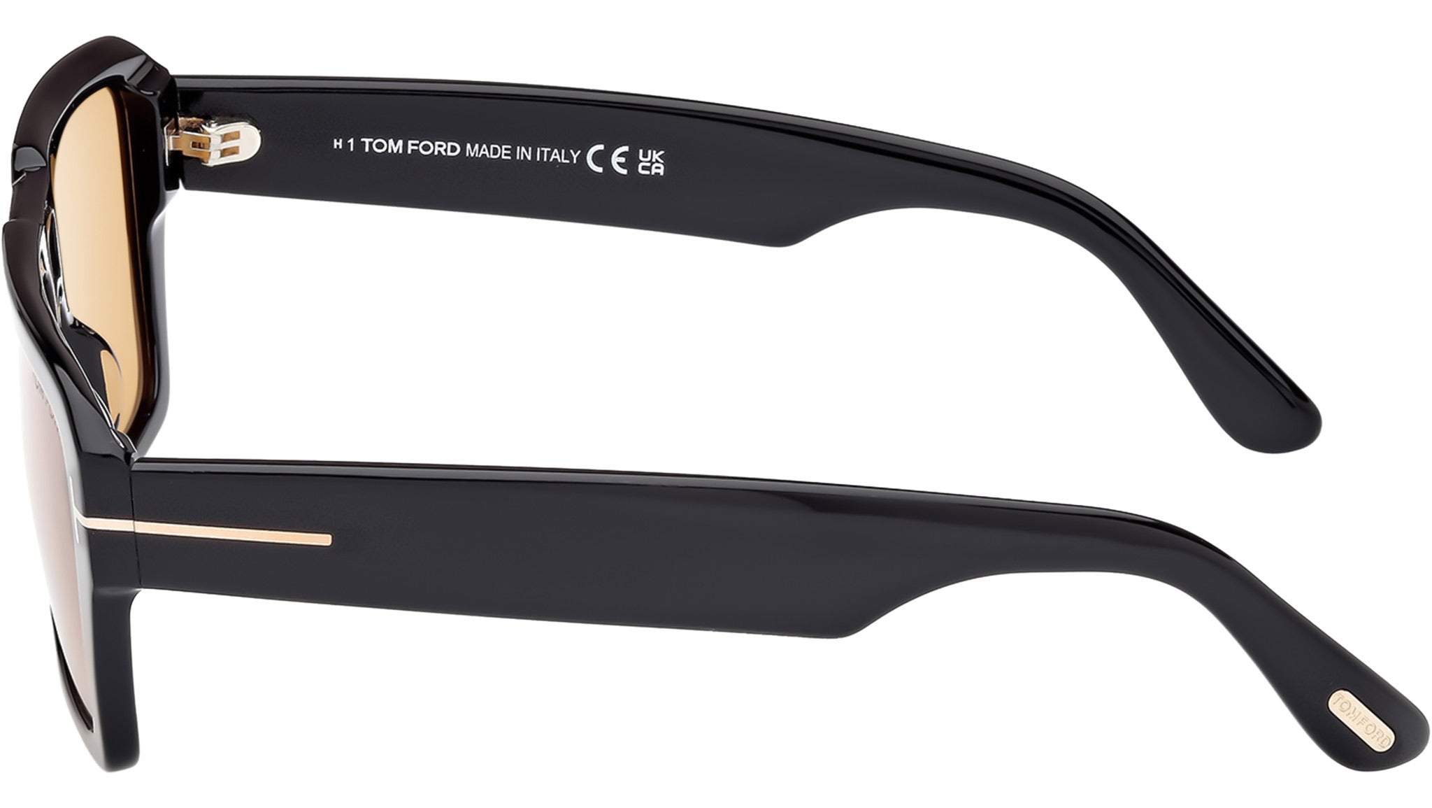 Tom Ford Redford Sunglasses FT1153 01E Shiny Black - eye-oo.com