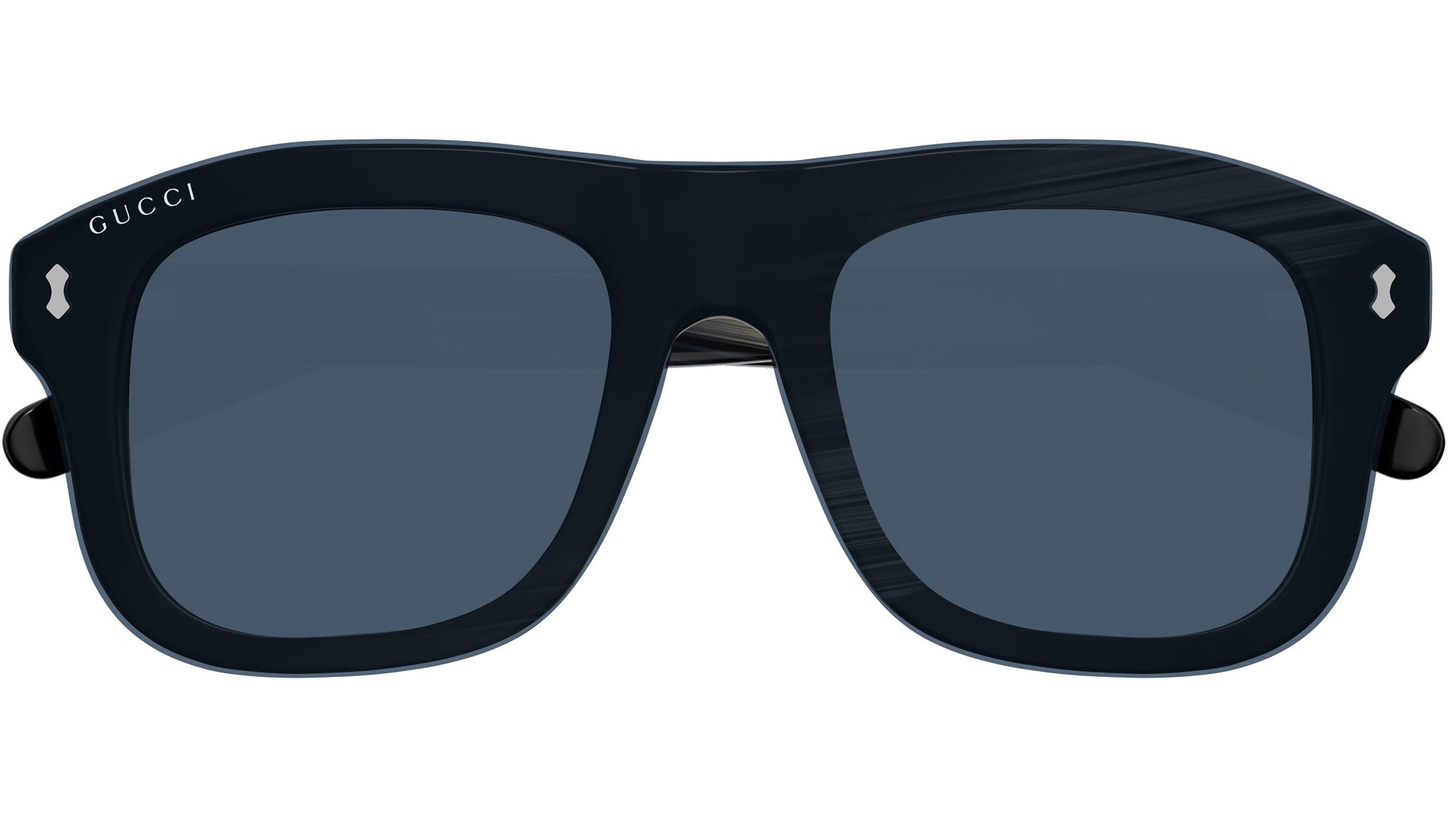 Gucci GG1712S 003 Black Transparent Pilot Sunglasses - eye-oo.com