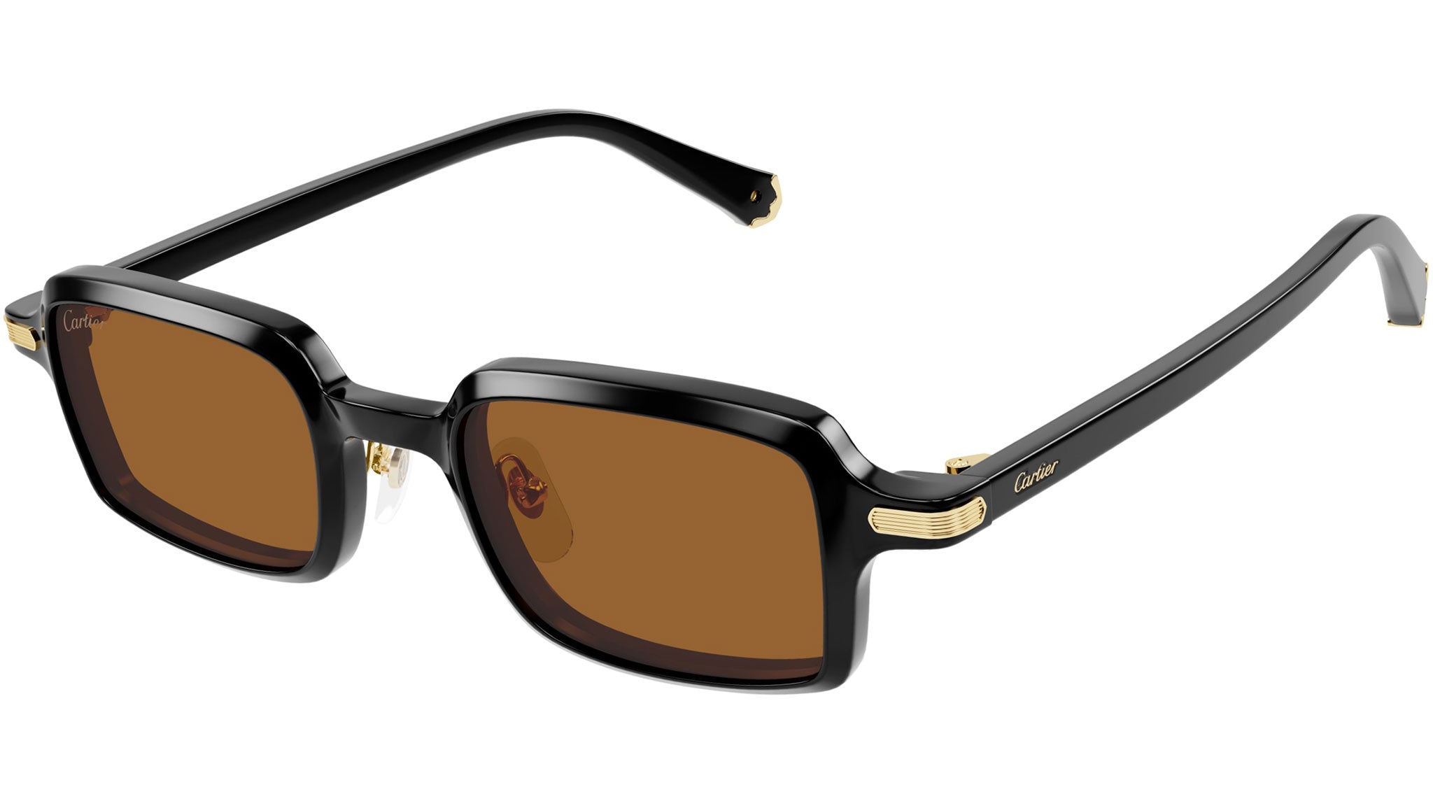 Cartier Première CT0539S Sunglasses 003 Shiny Black - eye-oo.com