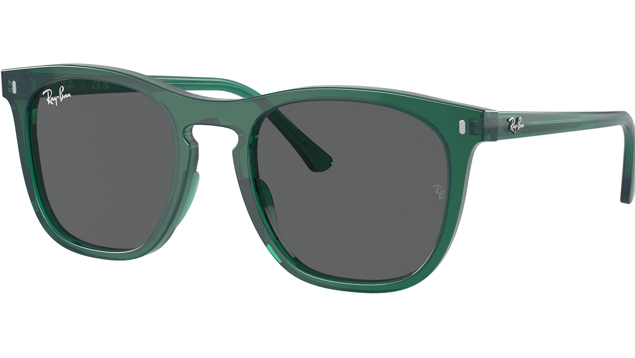 Ray-Ban Sunglasses RB2210 6615B1 Transparent Green - eye-oo.com display picture 1