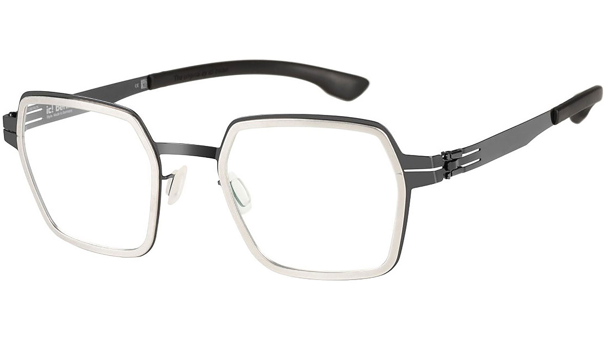 ic! berlin Nio Glasses M1621 018 Rough Gunmetal - eye-oo.com