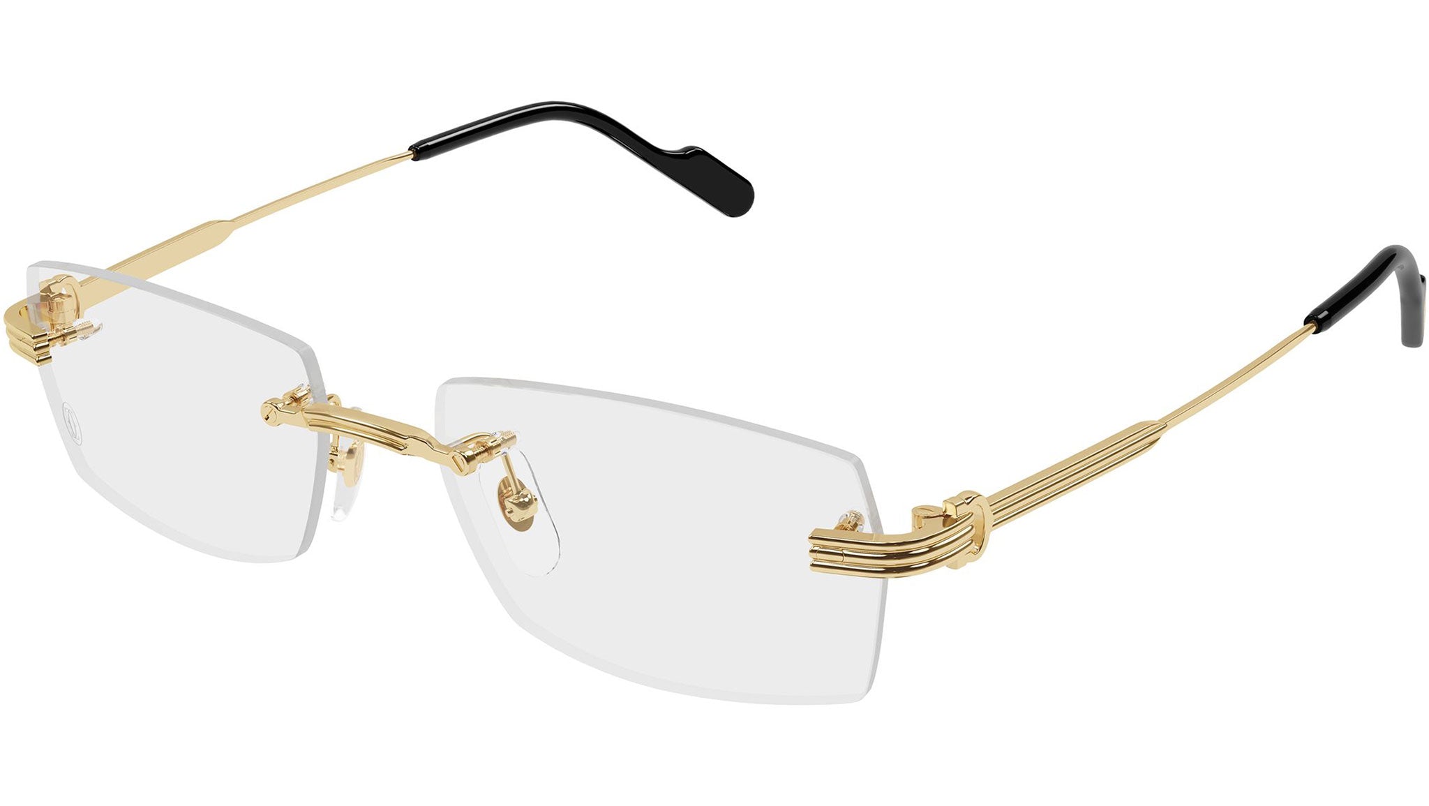 Cartier Première CT0578O Eyeglasses 001 Shiny Gold - eye-oo.com