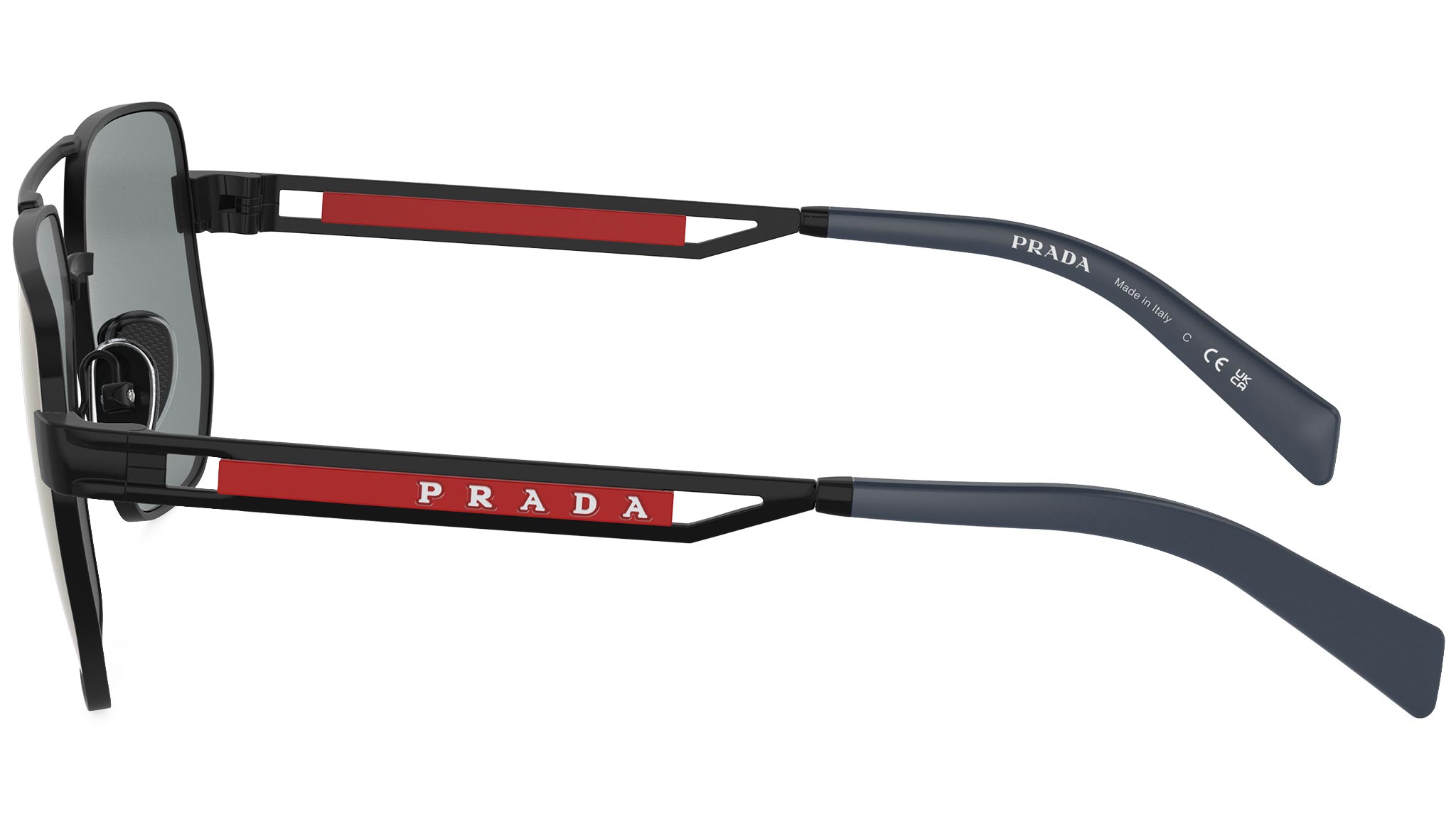 Prada Linea Rossa Sunglasses PS51ZS 1BO70A Black - eye-oo.com