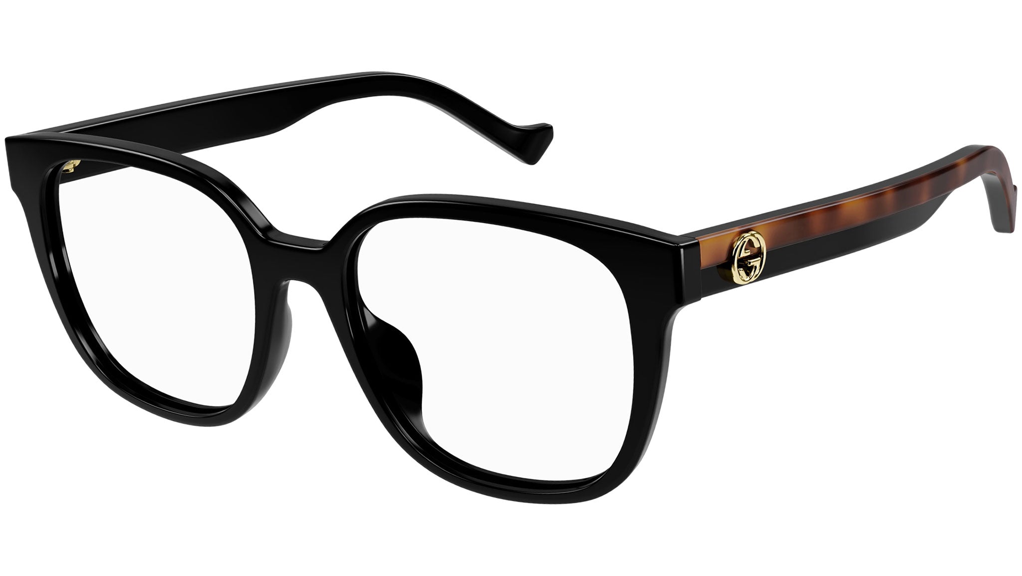 SALE! NEW Gucci GG1305OA 001 Black Havana Rectangle Women Eyeglasses GG1305OA Eyeglasses - Gucci Authorized Retailer | coolframes  main image 4