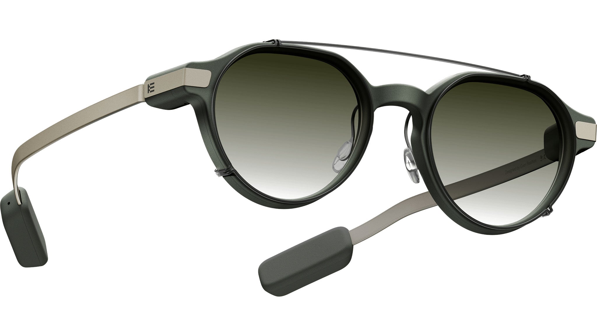 Even G2 Aグレー サングラスクリップ Clip for Even Realities G2 A Smart Glasses Green - eye-oo.com