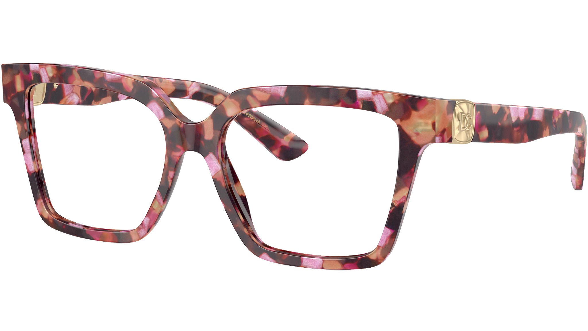 Dolce & Gabbana DG3395 Eyeglasses 3440 Havana Pink - eye-oo.com