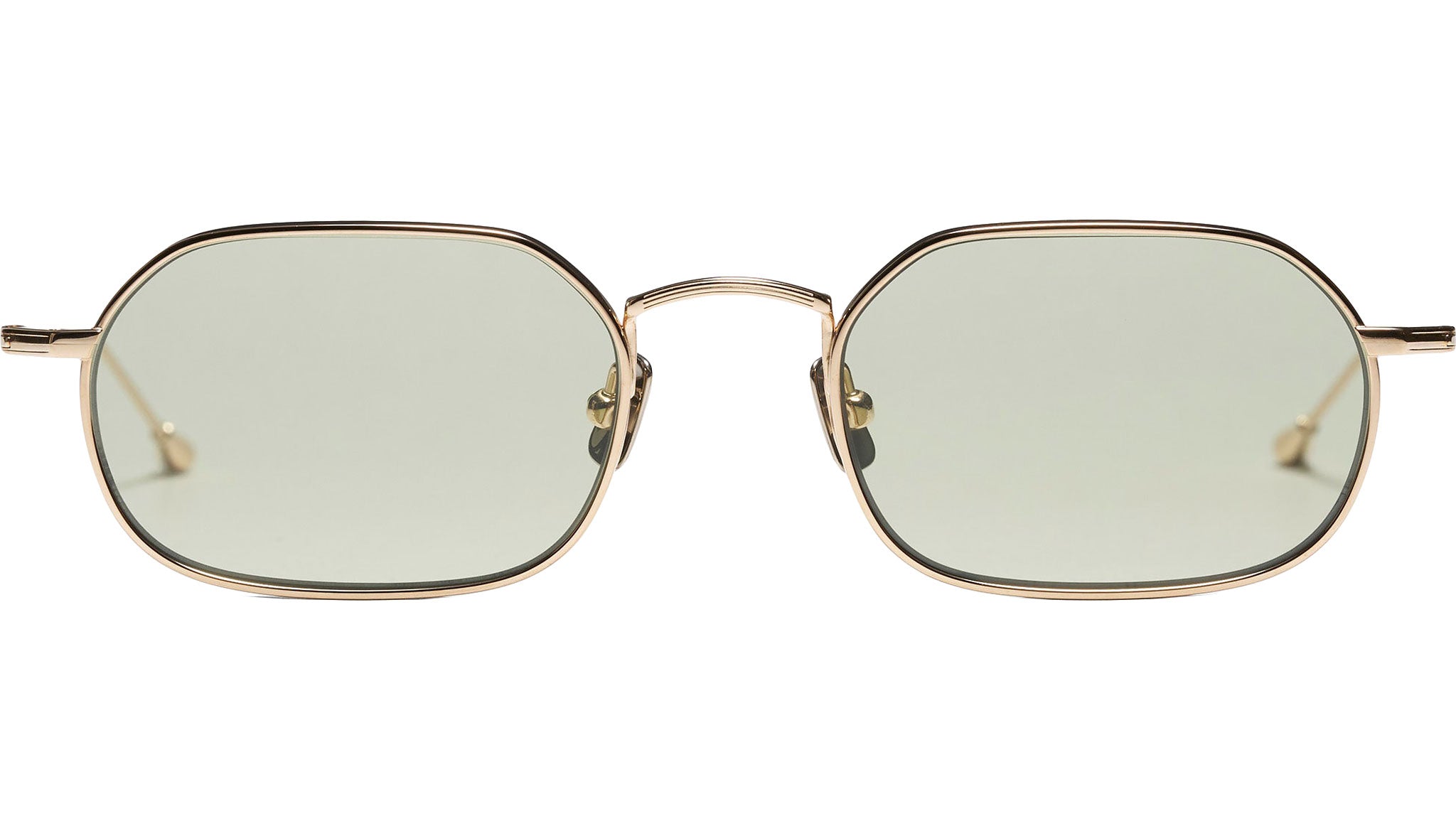 Peter and May Akira Gold Graphite Green Sunglasses - eye-oo.com