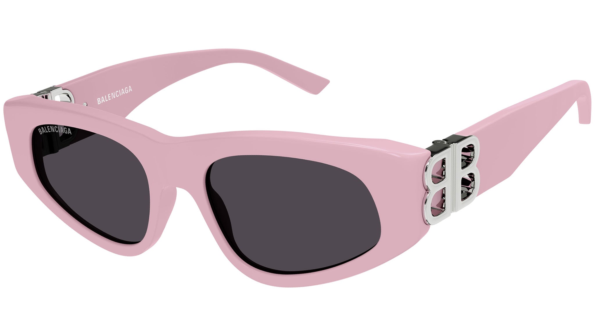 NEW BALENCIAGA BB0095S 013 BALENCIAGA PINK GREY SUNGLASSES BB0095S Balenciaga BB0095S 013 Pink Grey Sunglasses - eye-oo.com main image 2