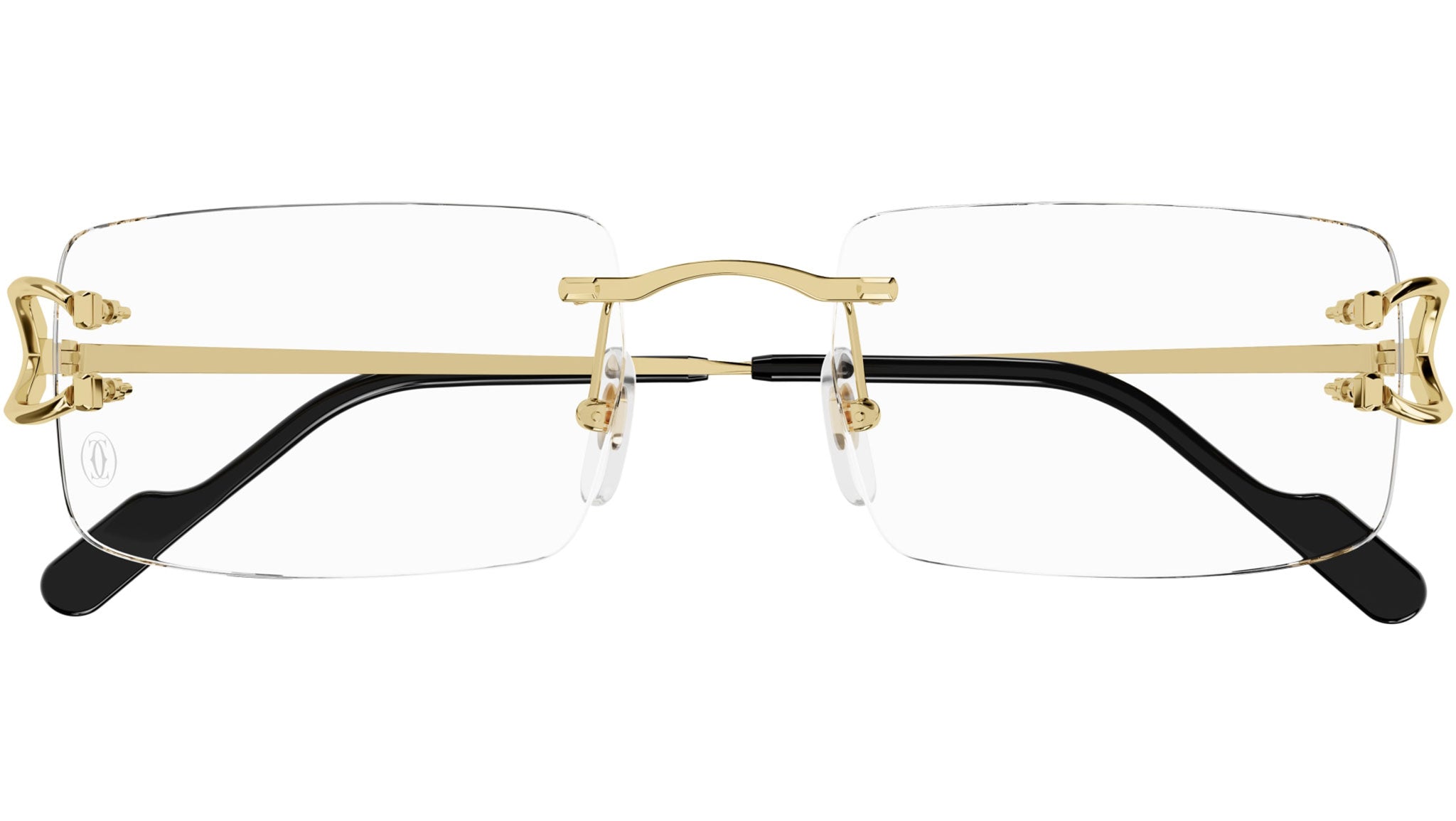 Cartier CT0488O 001 Eyeglasses Shiny Gold - eye-oo.com
