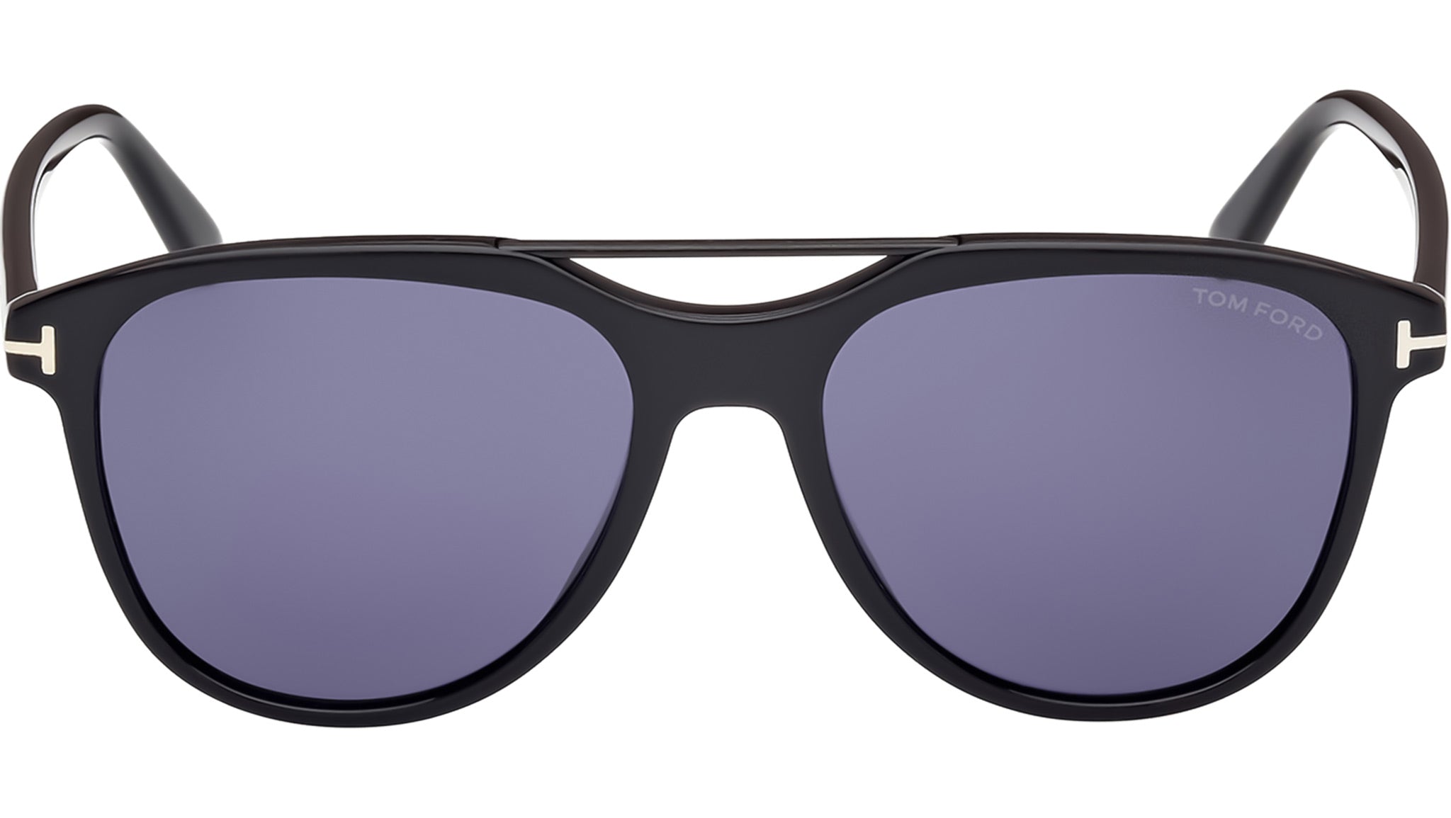 Tom Ford Damian-02 Sunglasses FT1098 01V Shiny Black - eye  display picture 2
