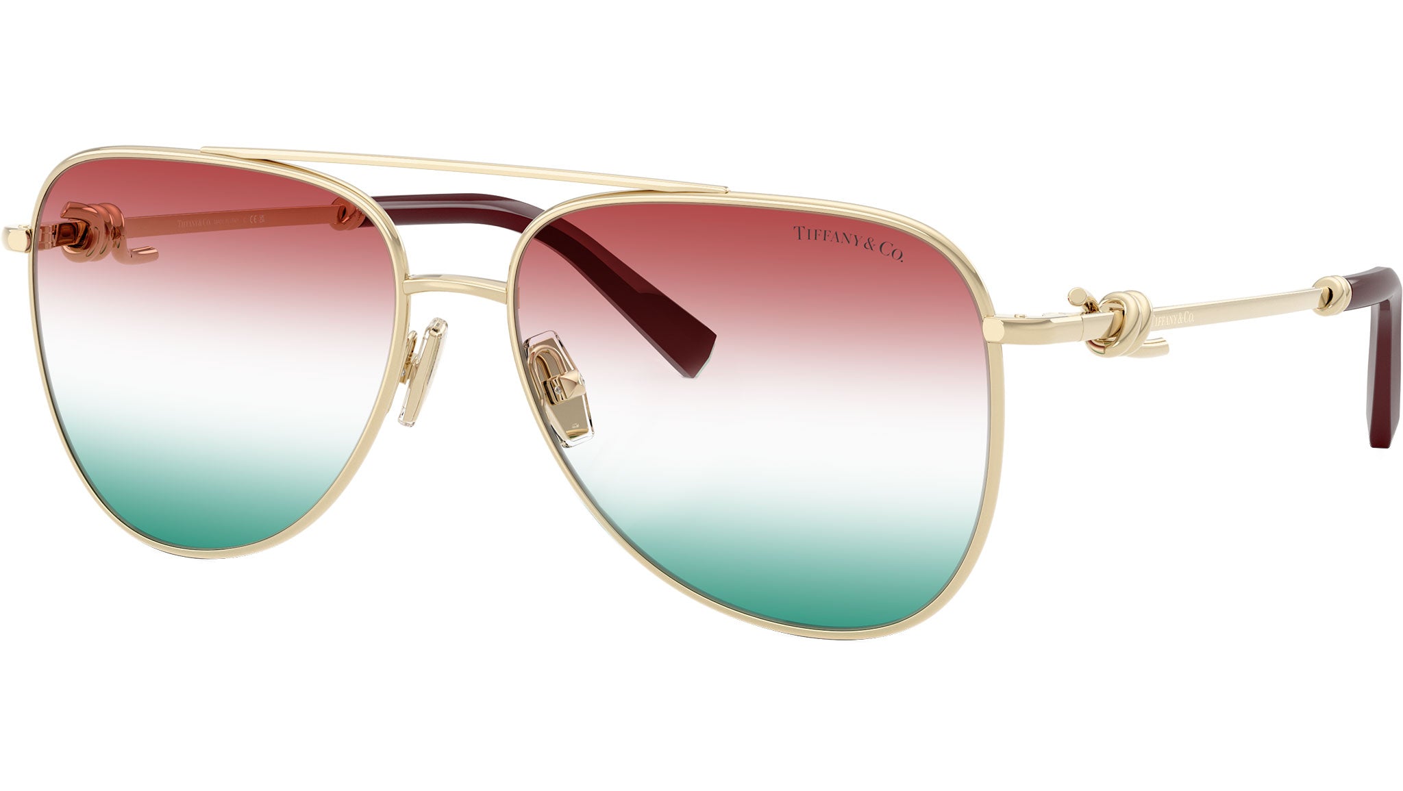 TF3116 Tiffany Sunglasses 6230EL Pale Gold - eye-oo.com display picture 2