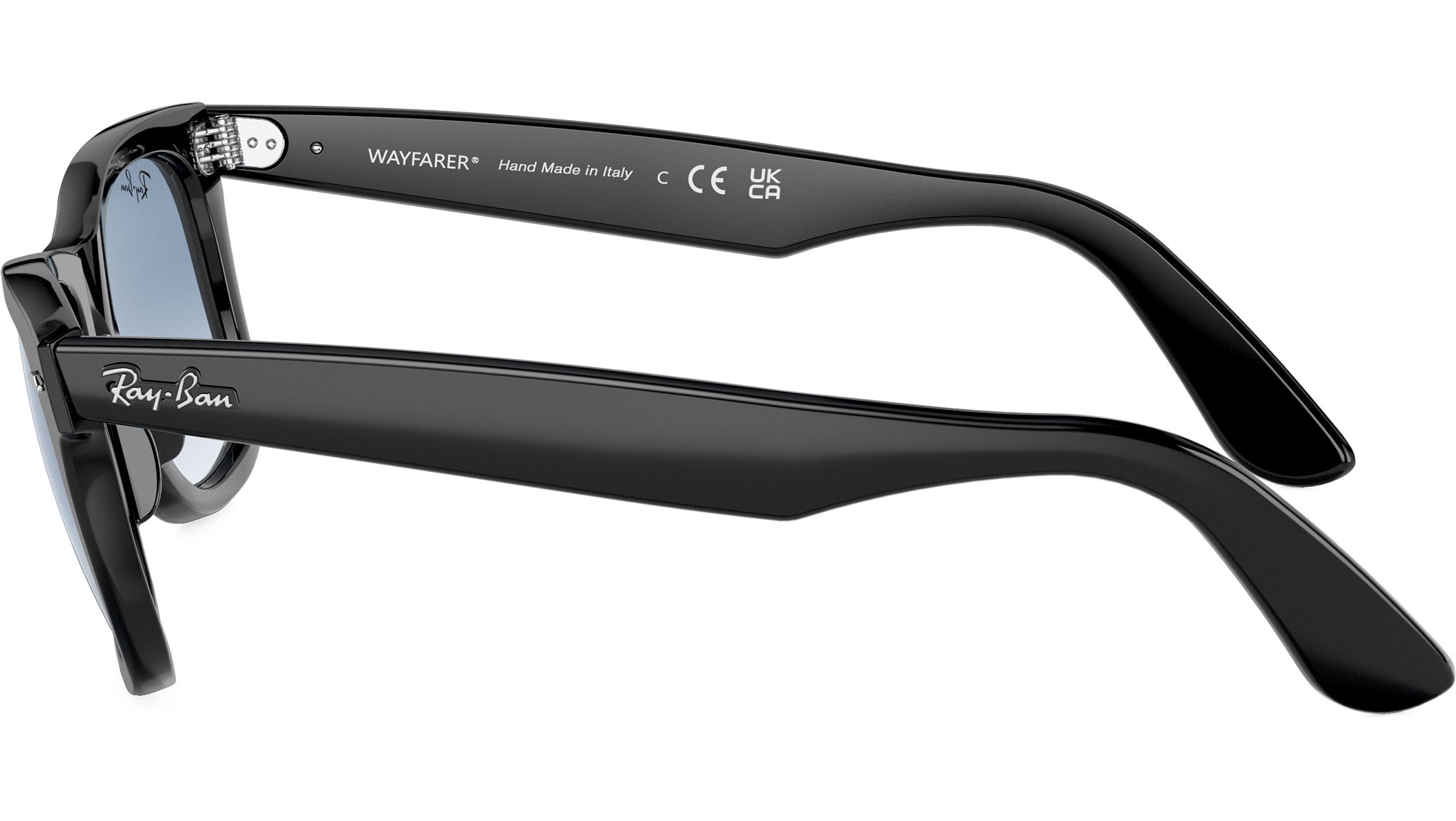 Wayfarer RB2140F Ray-Ban Sunglasses 901/3F Black - eye-oo.com