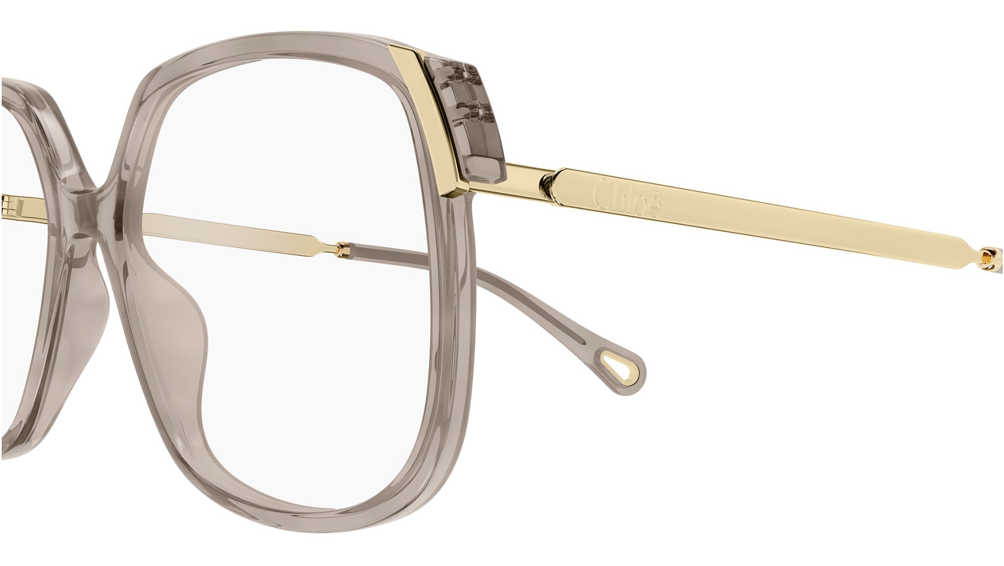 E_1 - $1740 Chloe Flash K Gold/Brown Shaded Limited Ed… CH0348S Chloé Pilot Sunglasses 005 Gold - eye-oo.com main image 4