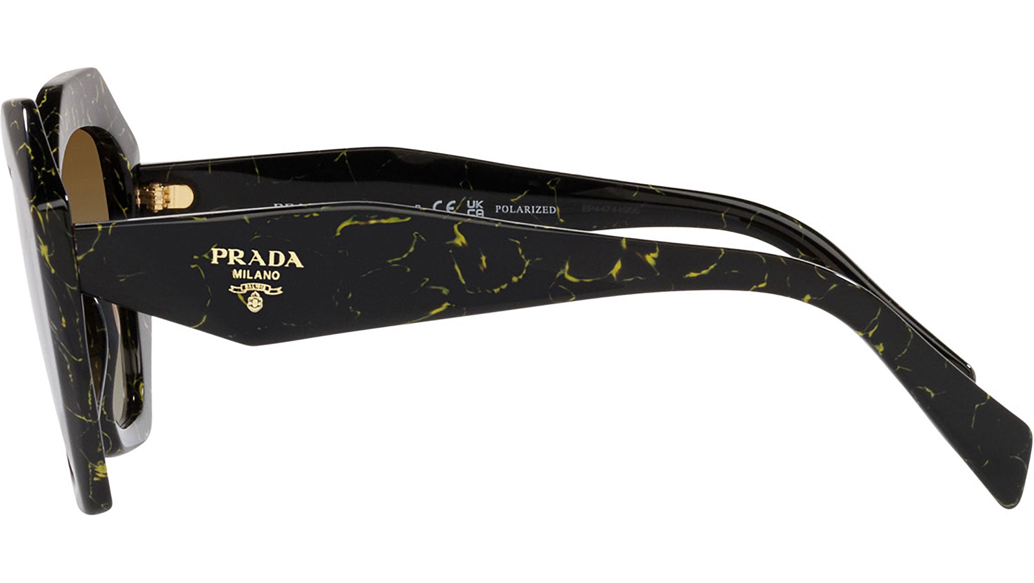 Prada Women\'s Sunglasses in Black with Gold Trim Prada Women main image 2