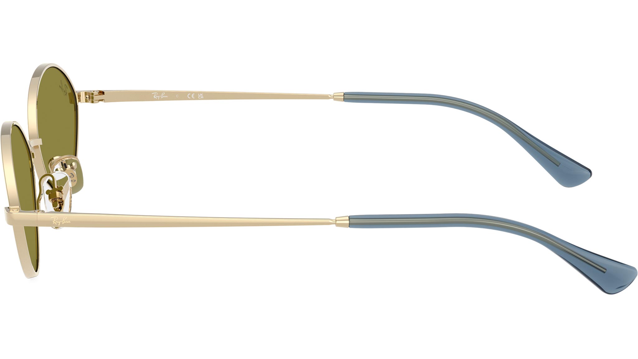 RB3757 Ray-Ban Sunglasses 9213/2 Pale Gold - eye-oo.com