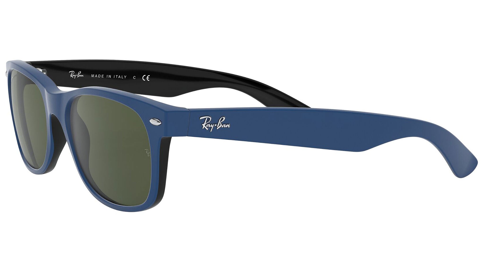 Ray-Ban New Wayfarer RB2132 646331 Blue Sunglasses - eye-oo.com