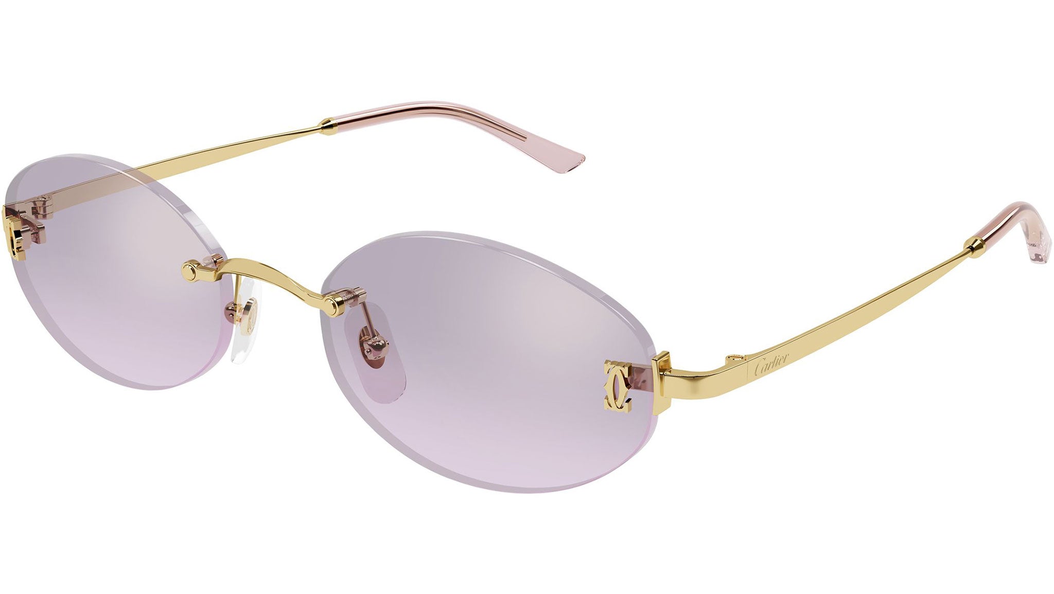 Cartier CT0592S Sunglasses 003 Shiny Gold - eye-oo.com