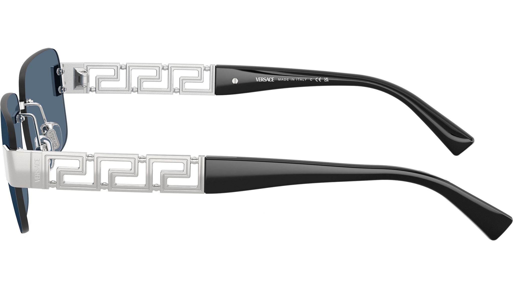 Versace VE2298 Sunglasses 100180 Silver - eye-oo.com