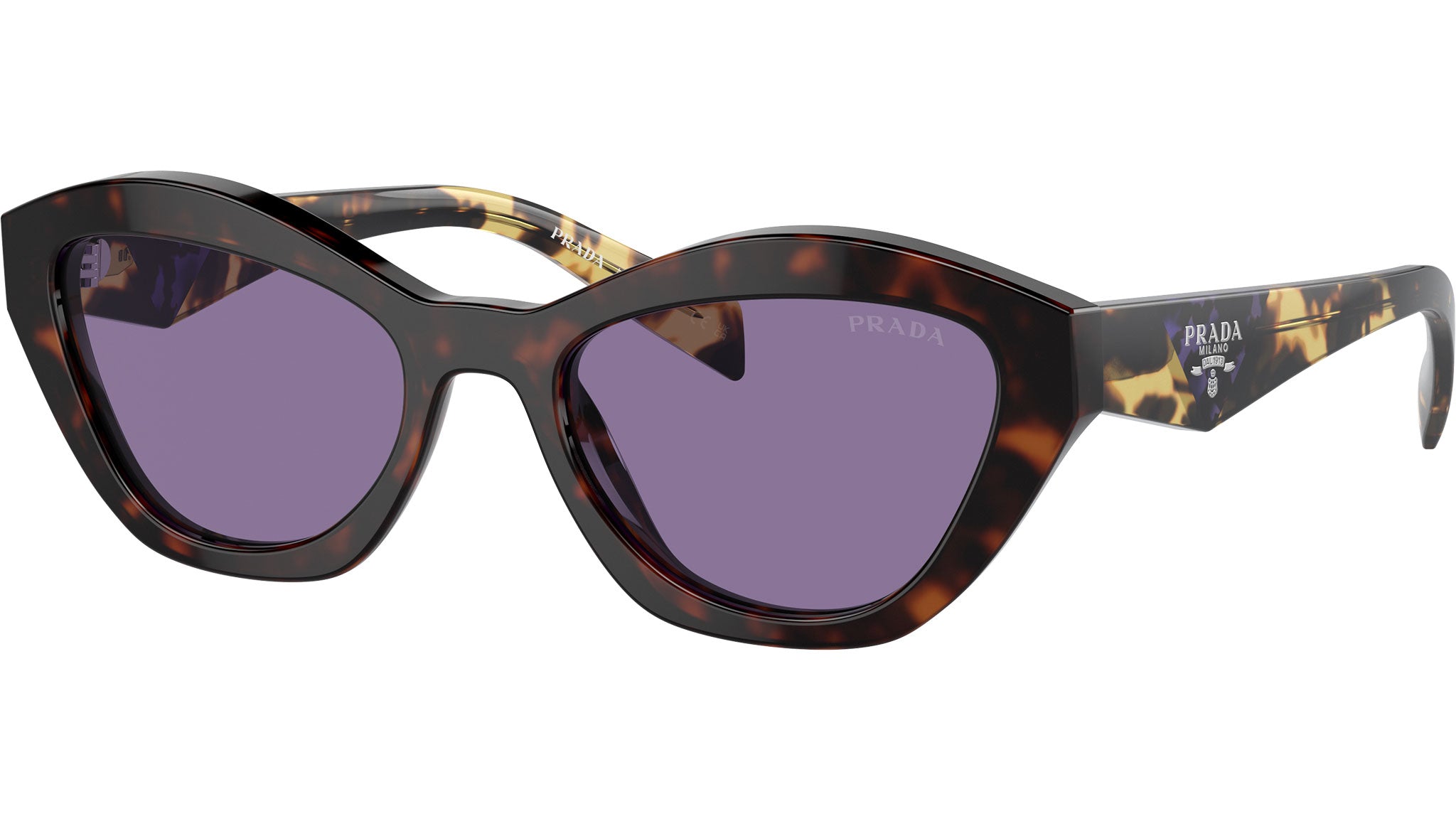 Prada PR A02S Sunglasses 17N50B Tortoise - eye-oo.com
