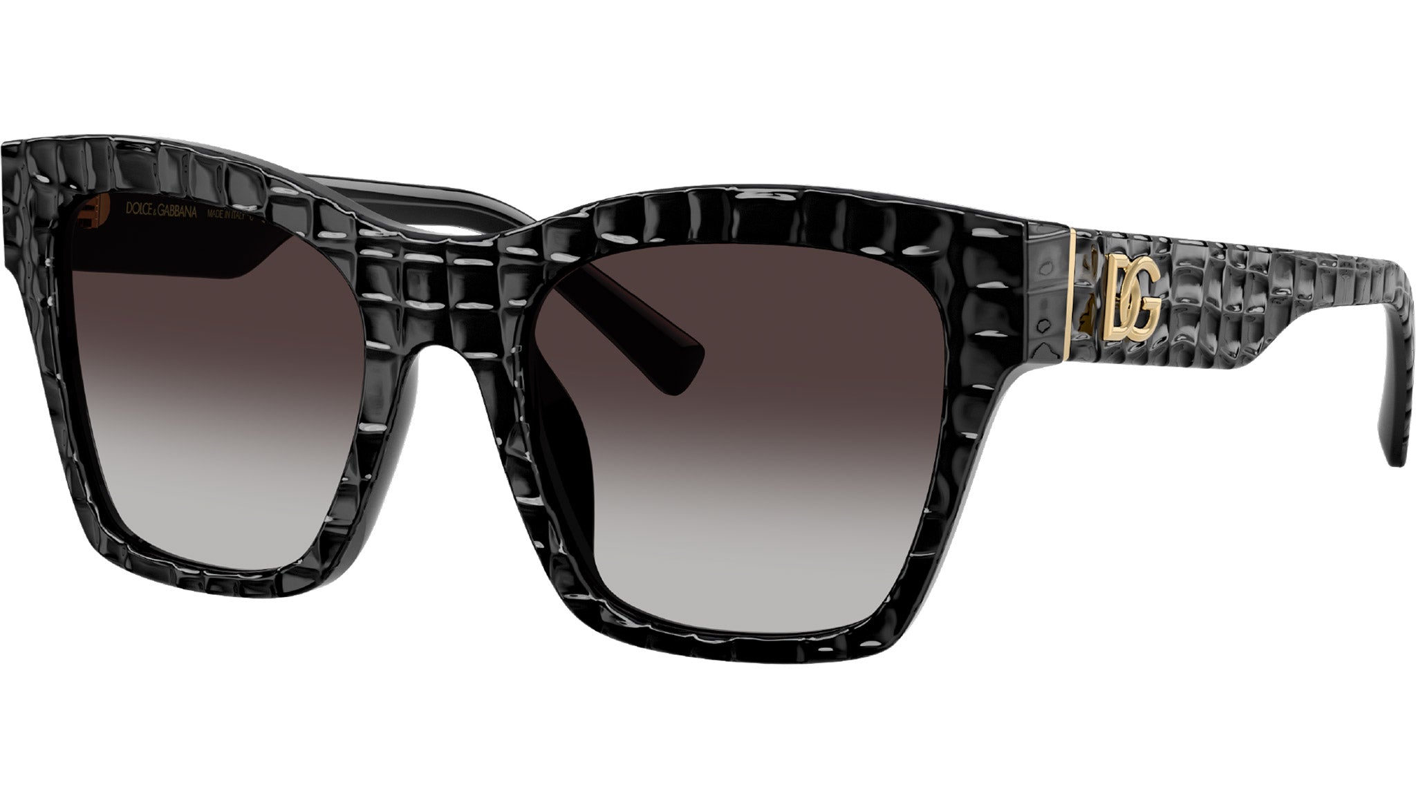 NEW DOLCE&GABBANA BLACK UNISEX SUNGLASSES DOLCE&GABBANA Dolce & Gabbana DG4348 Sunglasses | LensCrafters main image 3
