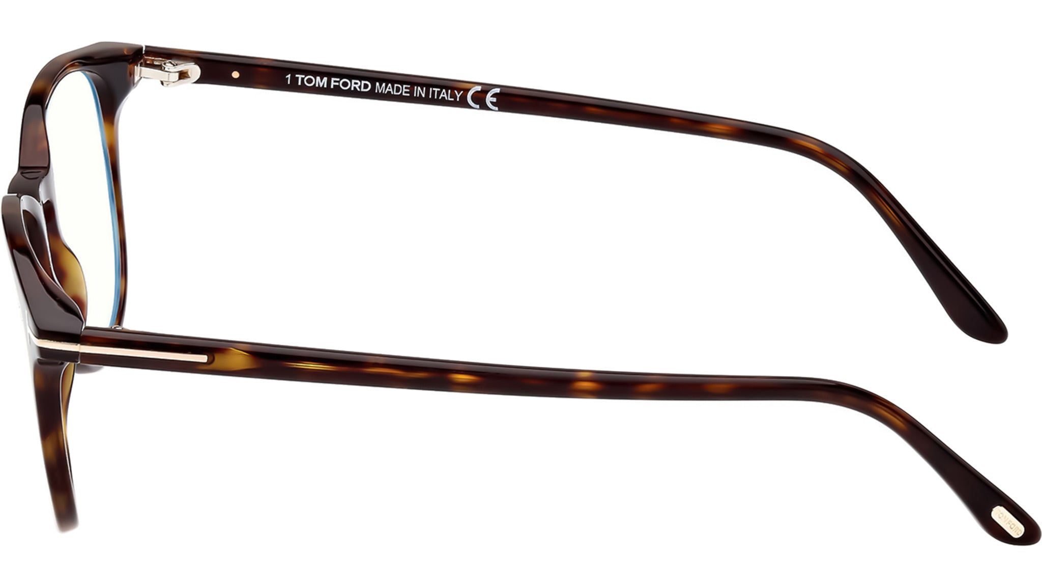 Tom Ford FT5832 052 Optical Frame 052 Shiny Dark Havana - eye-oo.com