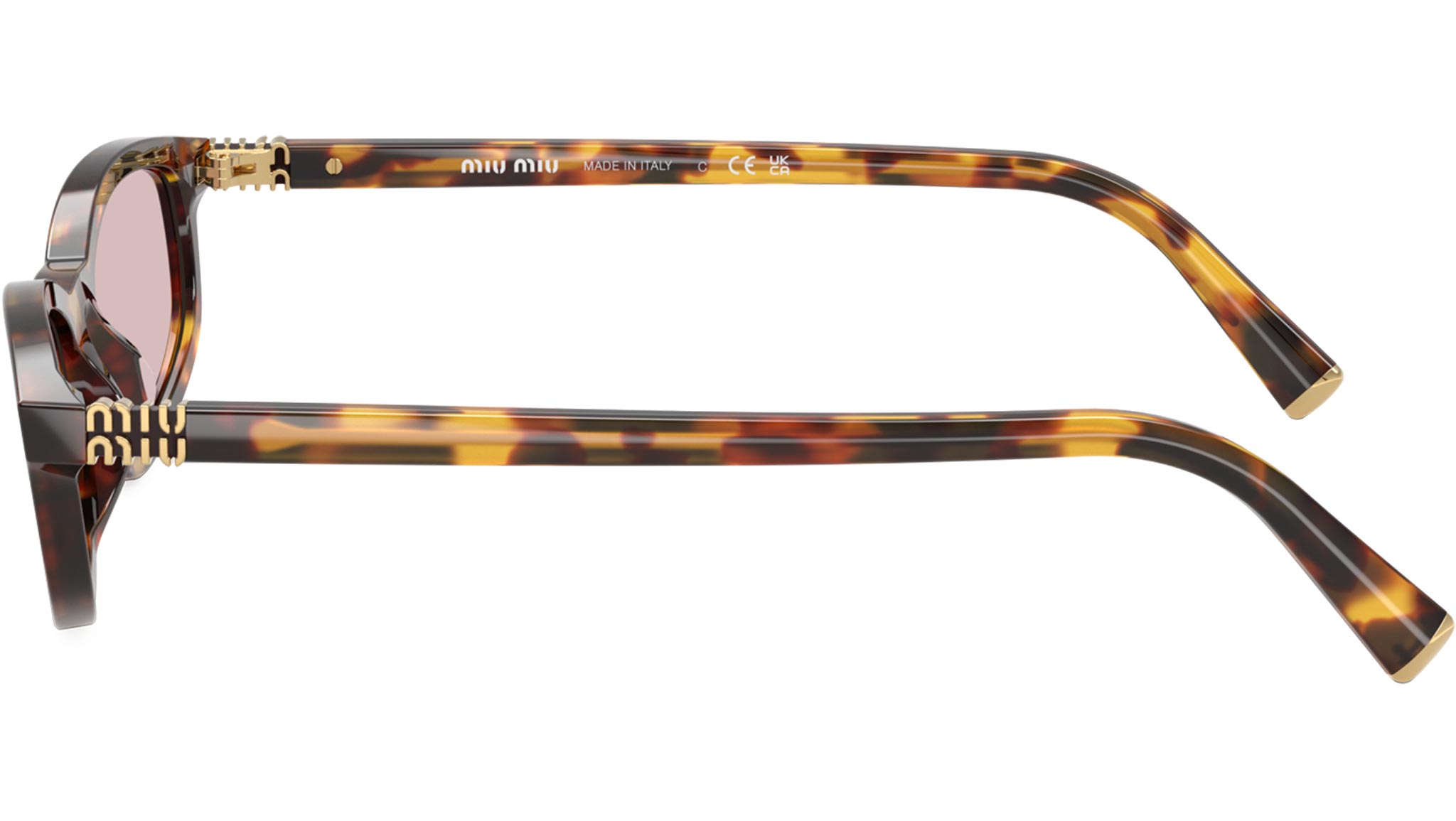MU A06S Miu Miu Sunglasses 14L4I0 Honey Havana - eye-oo.com