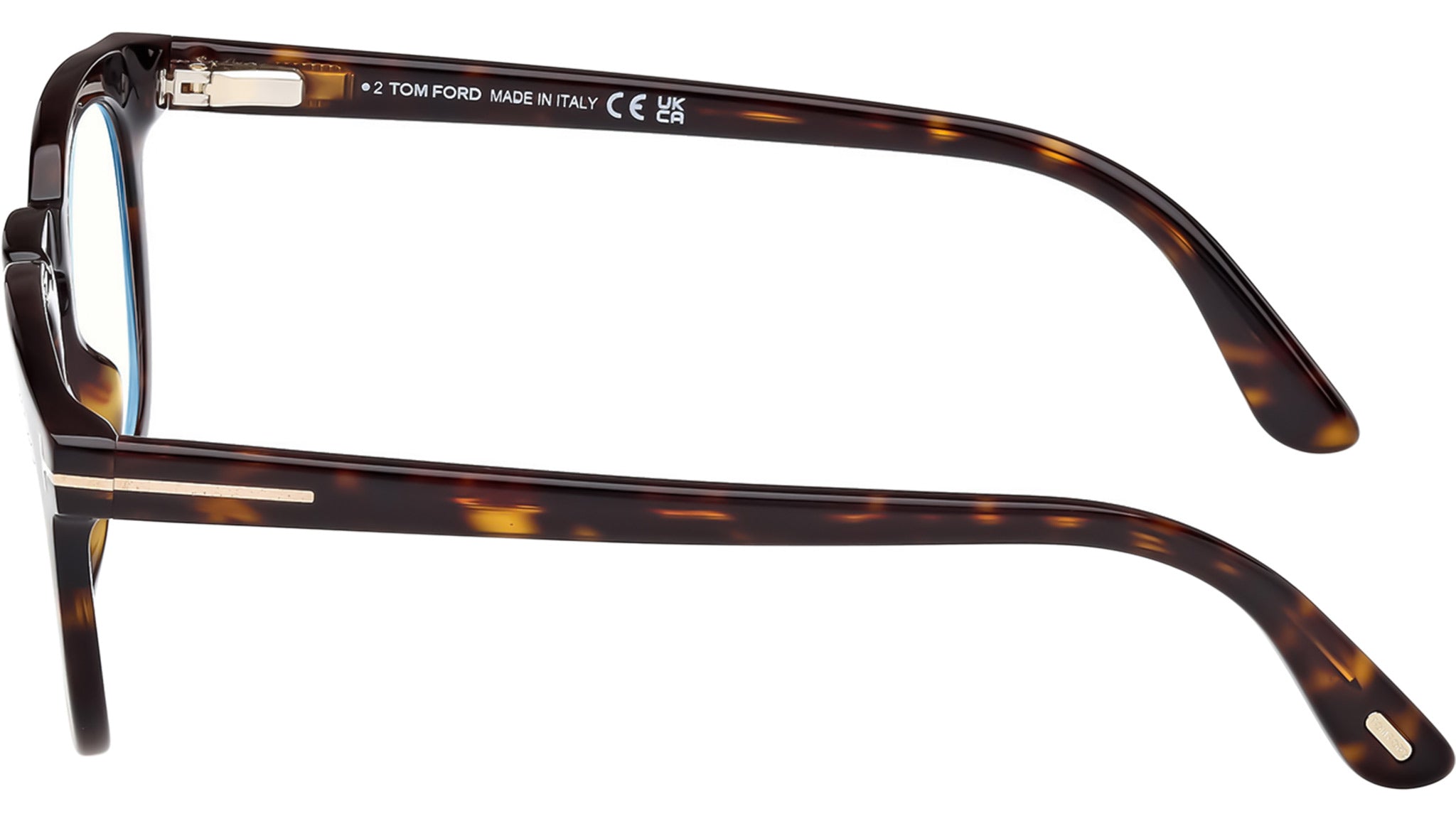 Tom Ford FT5993-B Clip-on Glasses 052 Dark Havana - eye-oo.com