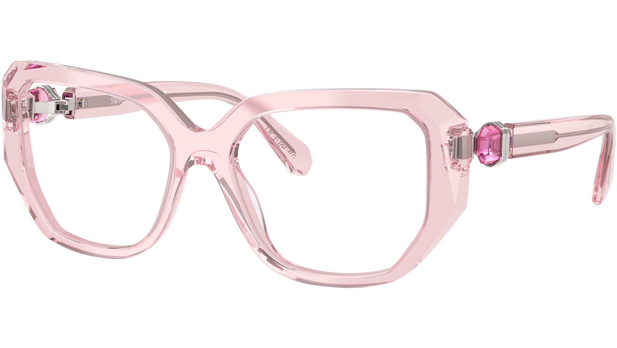 Swarovski SK5314 Womens Plastic Eyeglass Frame 074 Pink 54-14 Swarovski SK1024 Eyeglasses | LensCrafters main image 2