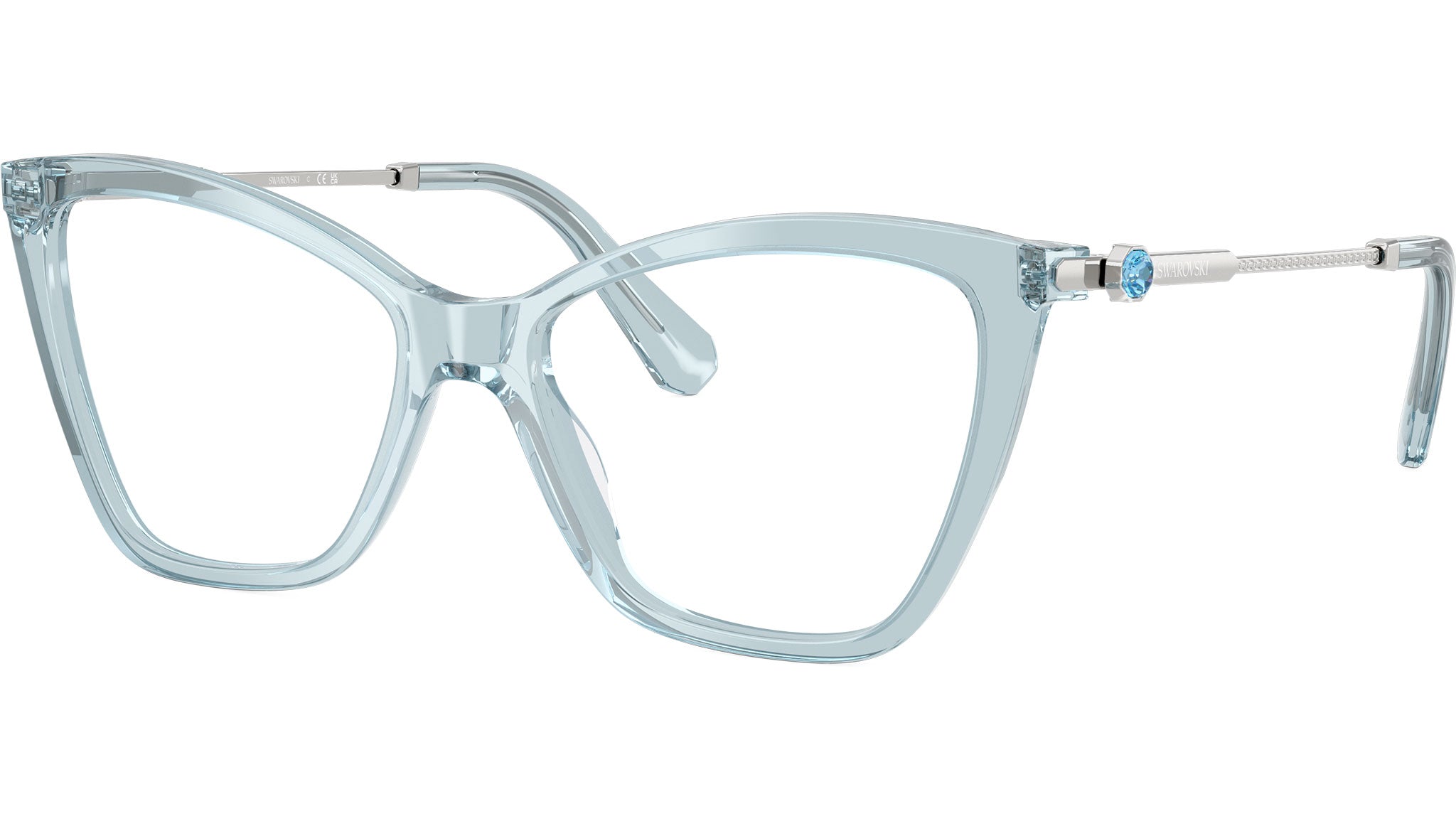 Swarovski Light Rx Glasses. Excellent condition Swarovski SK2044 clear frame main image 3